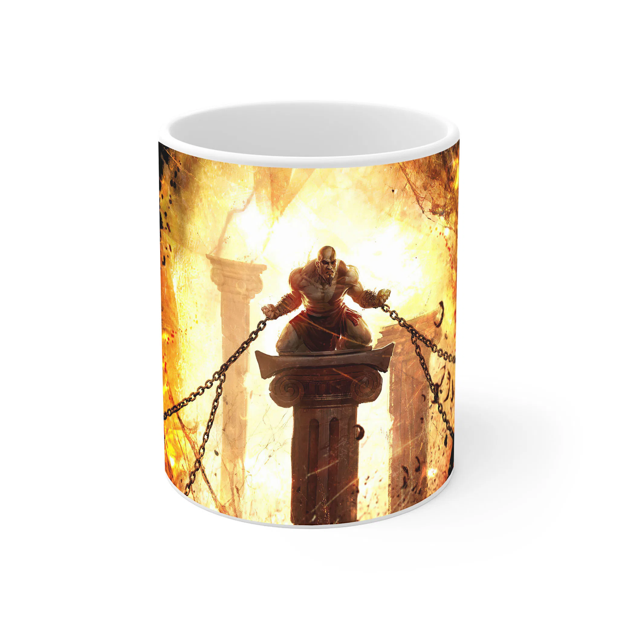 ماگ لیمینات طرح بازی خدای جنگ گاد آف وار God of War Kratos Game کد NM7758