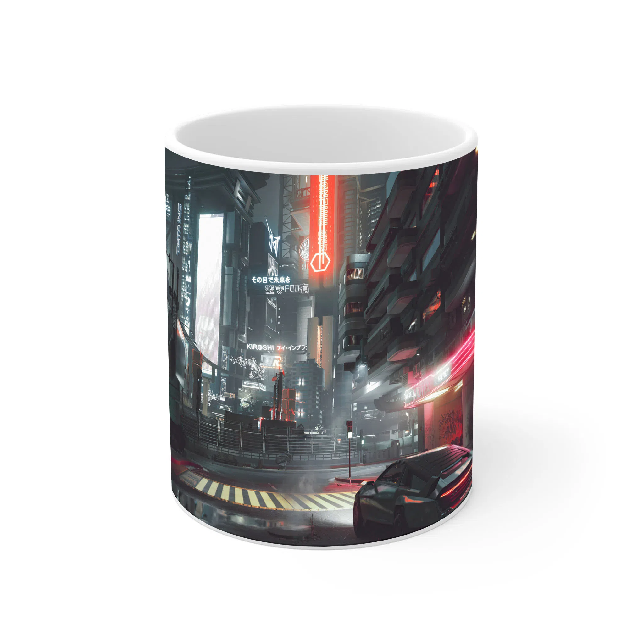 ماگ لیمینات طرح بازی سایبرپانک Cyberpunk 2077 Game کد NM6574 — تصویر 2