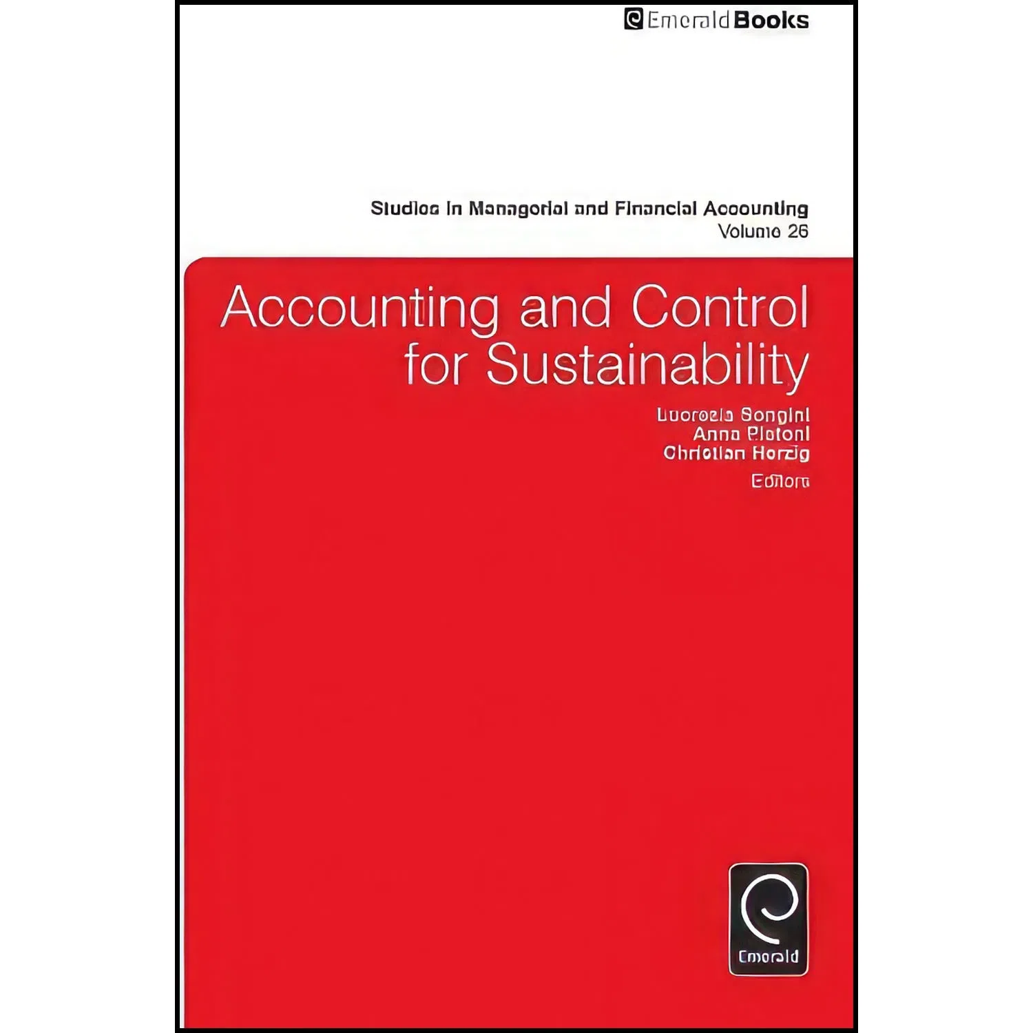 کتاب Accounting and Control for Sustainability  اثر جمعي از نويسندگان انتشارات Emerald Publishing Limited