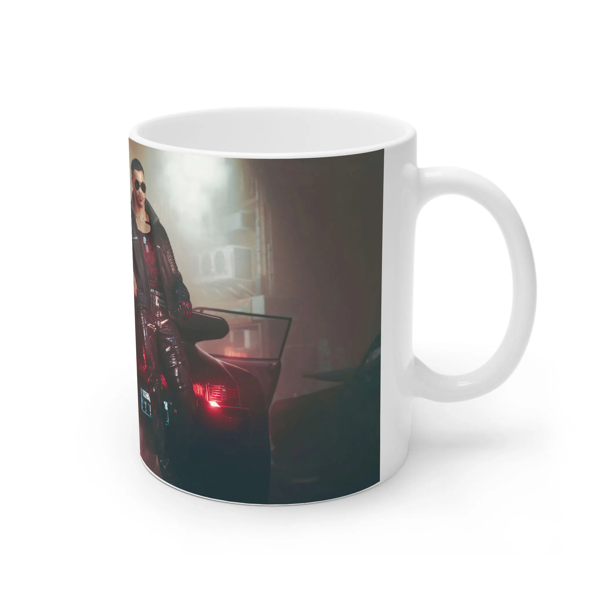 ماگ لیمینات طرح بازی سایبرپانک Cyberpunk 2077 Game کد NM6661 — تصویر 2