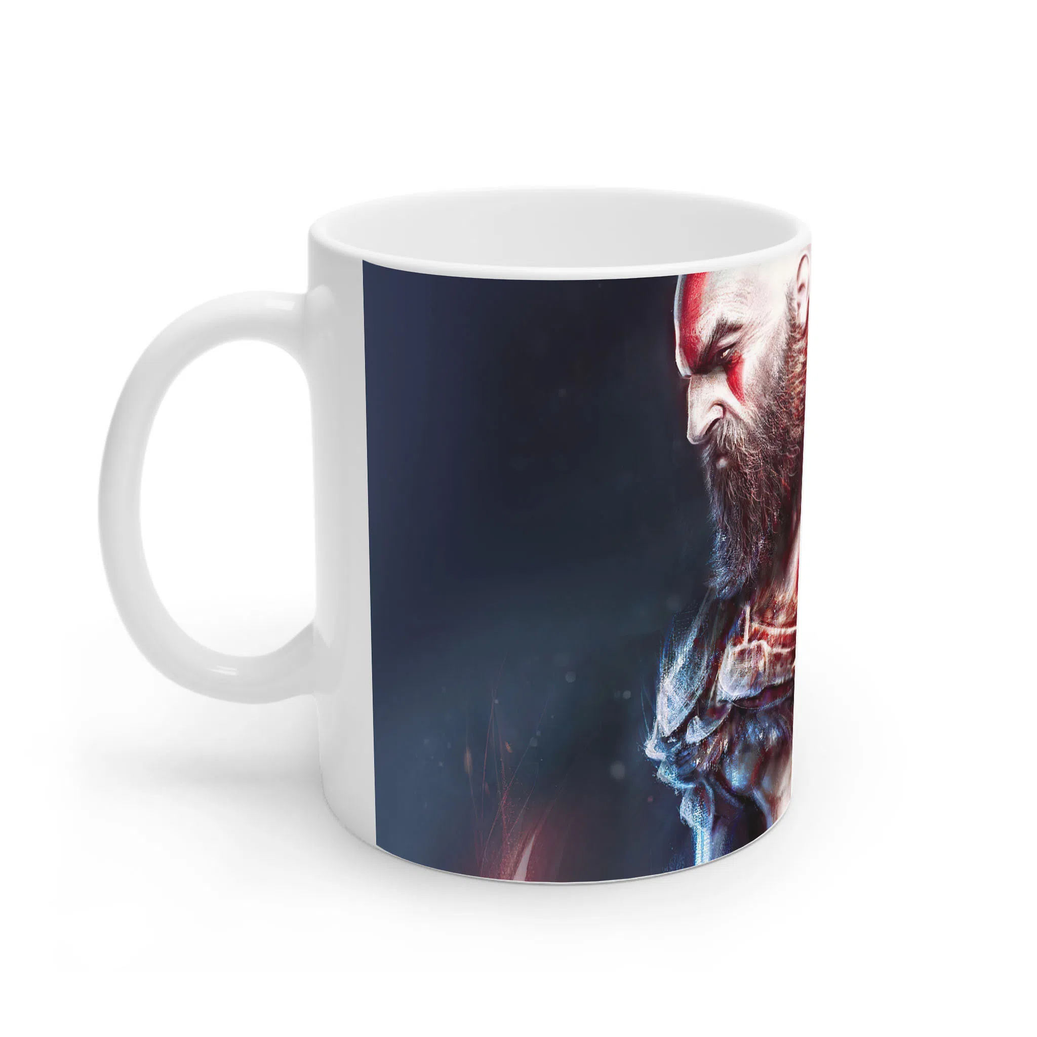 ماگ لیمینات طرح بازی خدای جنگ گاد آف وار God of War Kratos Game کد NM7776 — تصویر 2
