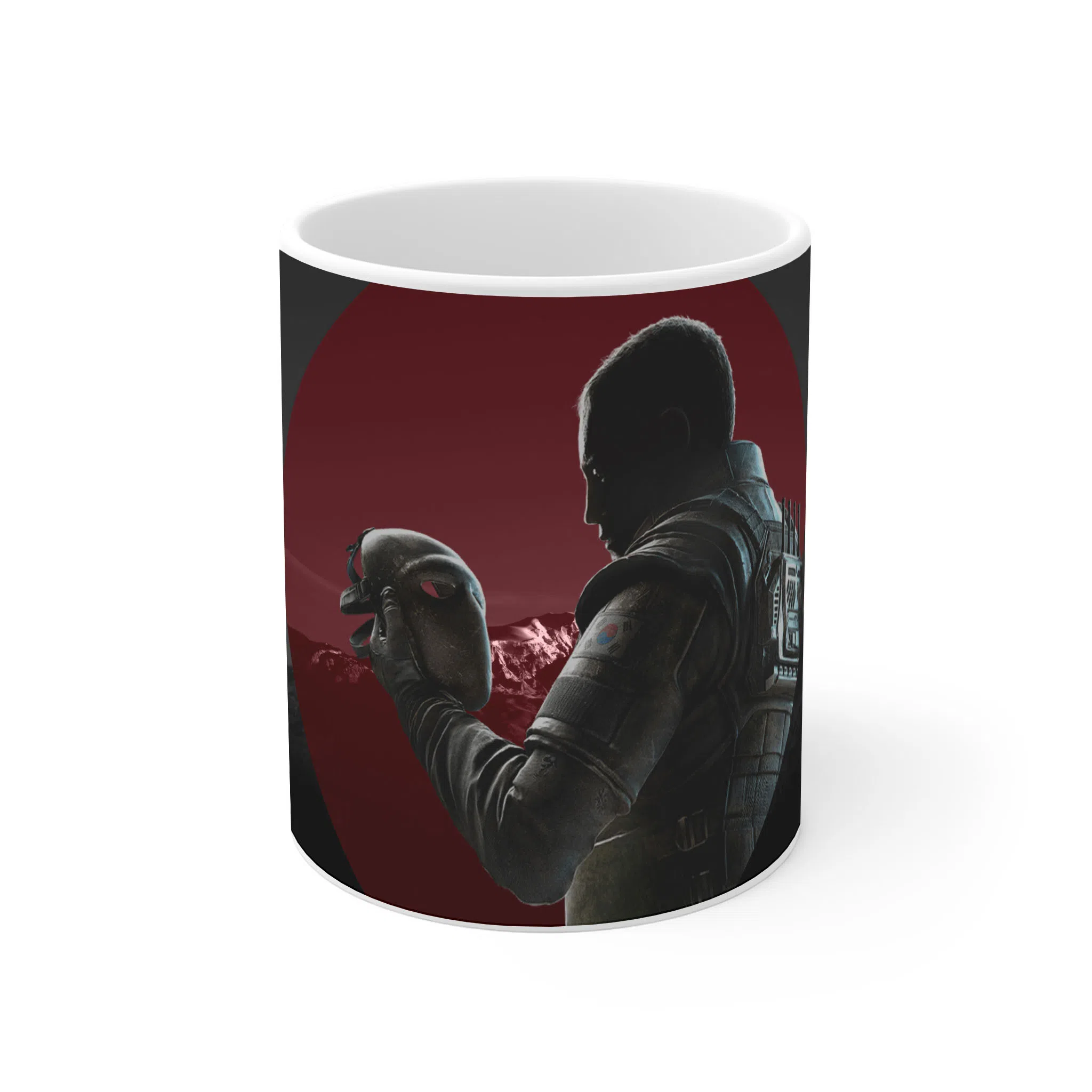 ماگ لیمینات طرح بازی Rainbow Six Siege Game کد NM9225
