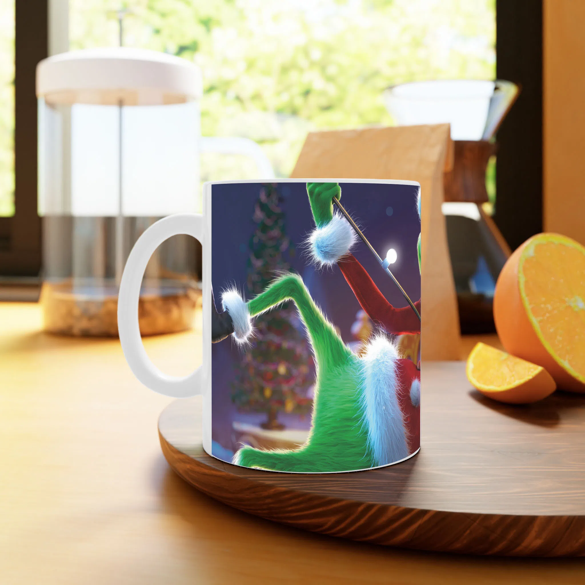 ماگ لیمینات طرح فیلم گرینچ The Grinch کد NM12827 — تصویر 3