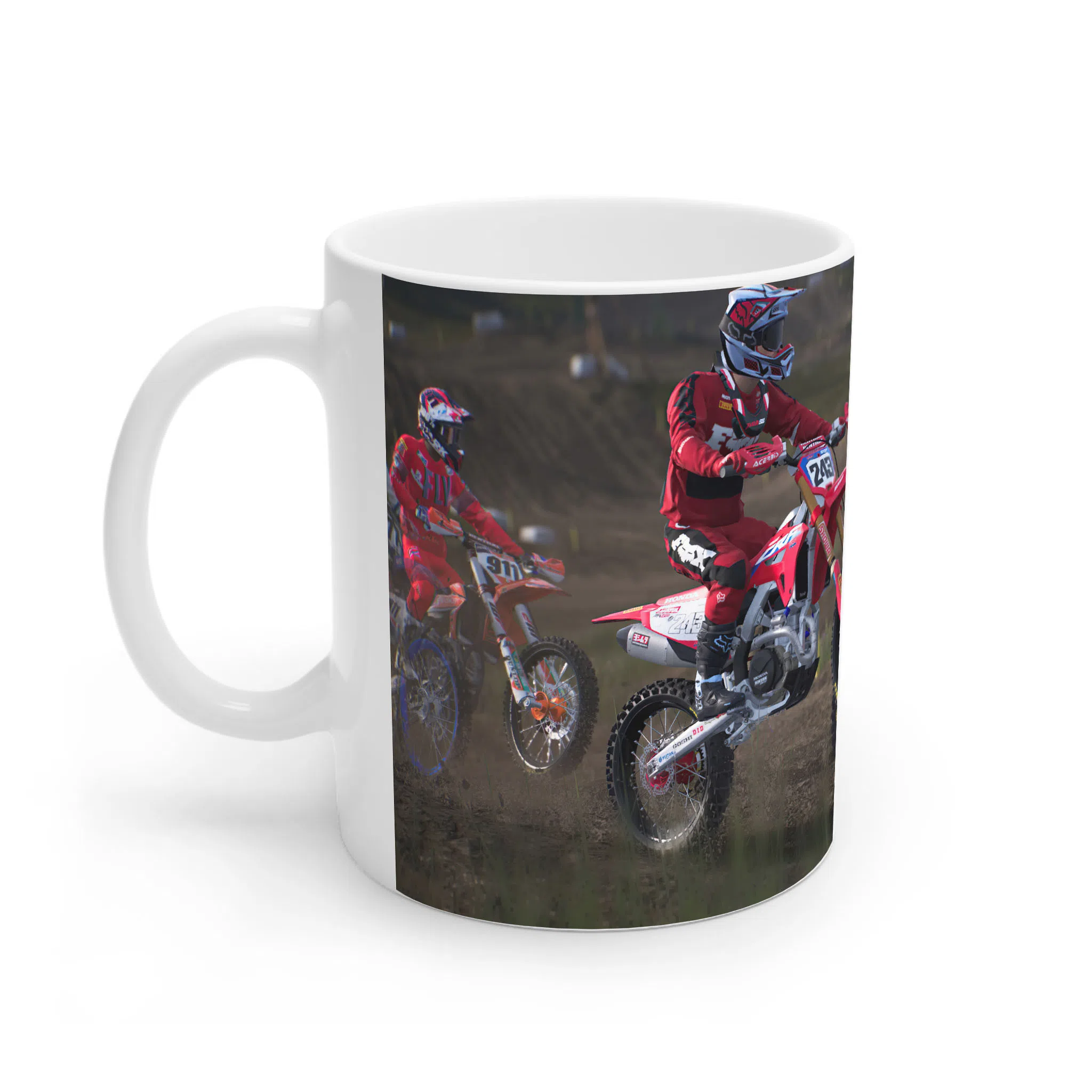 ماگ لیمینات طرح بازی MXGP game کد NM8556 — تصویر 2