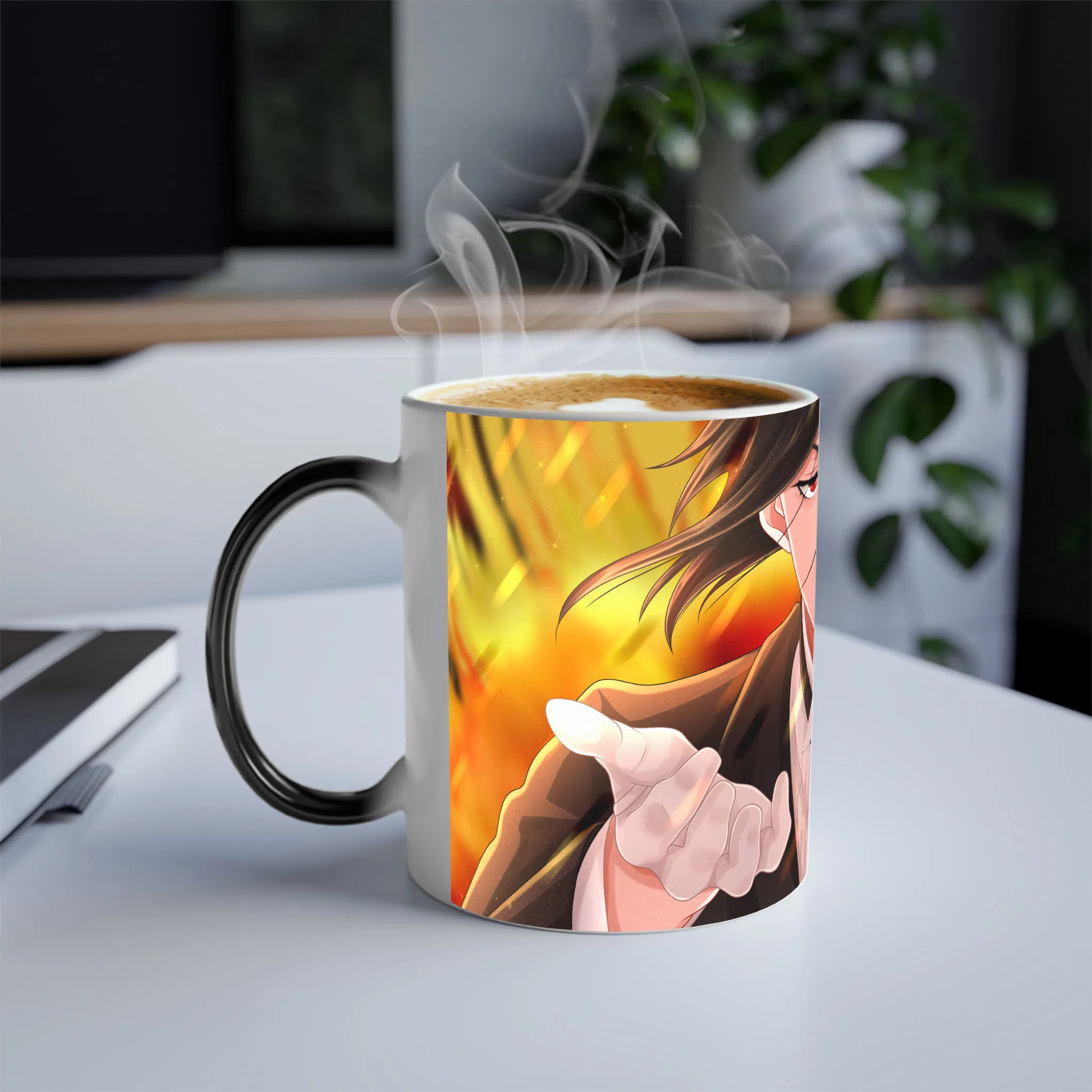 ماگ حرارتی لیمینات طرح انیمه شبدر سیاه - Black Clover کد NM0515 — تصویر 3