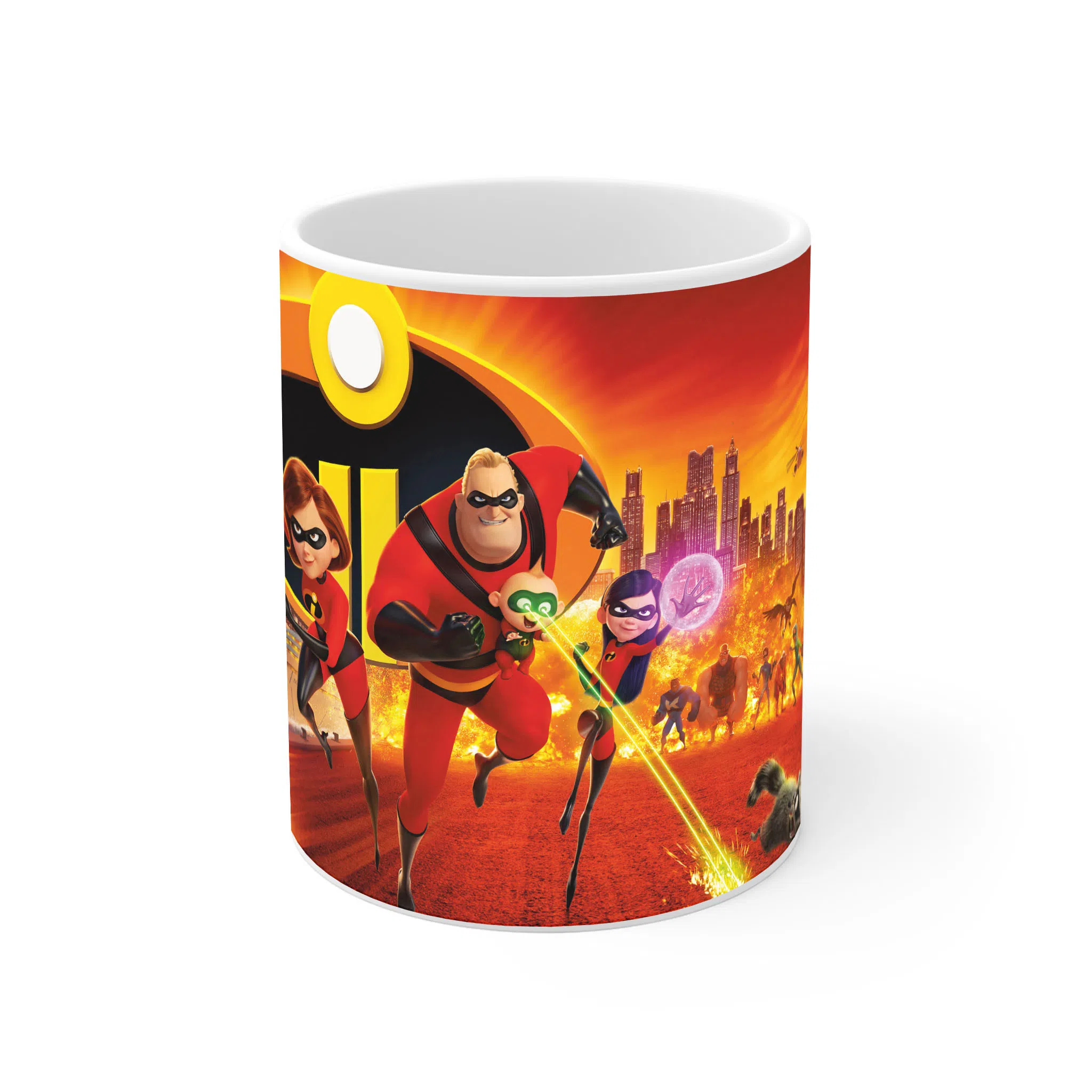 ماگ لیمینات طرح فیلم شگفت انگیزان The Incredibles کد NM12854