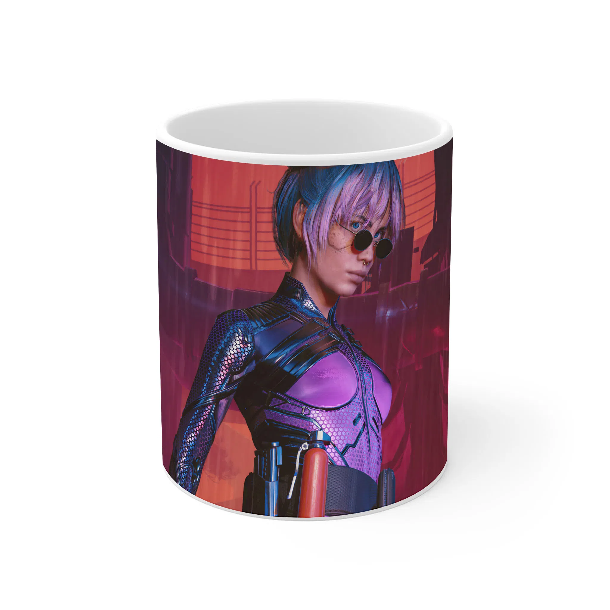 ماگ لیمینات طرح بازی سایبرپانک Cyberpunk 2077 Game کد NM6572 — تصویر 2