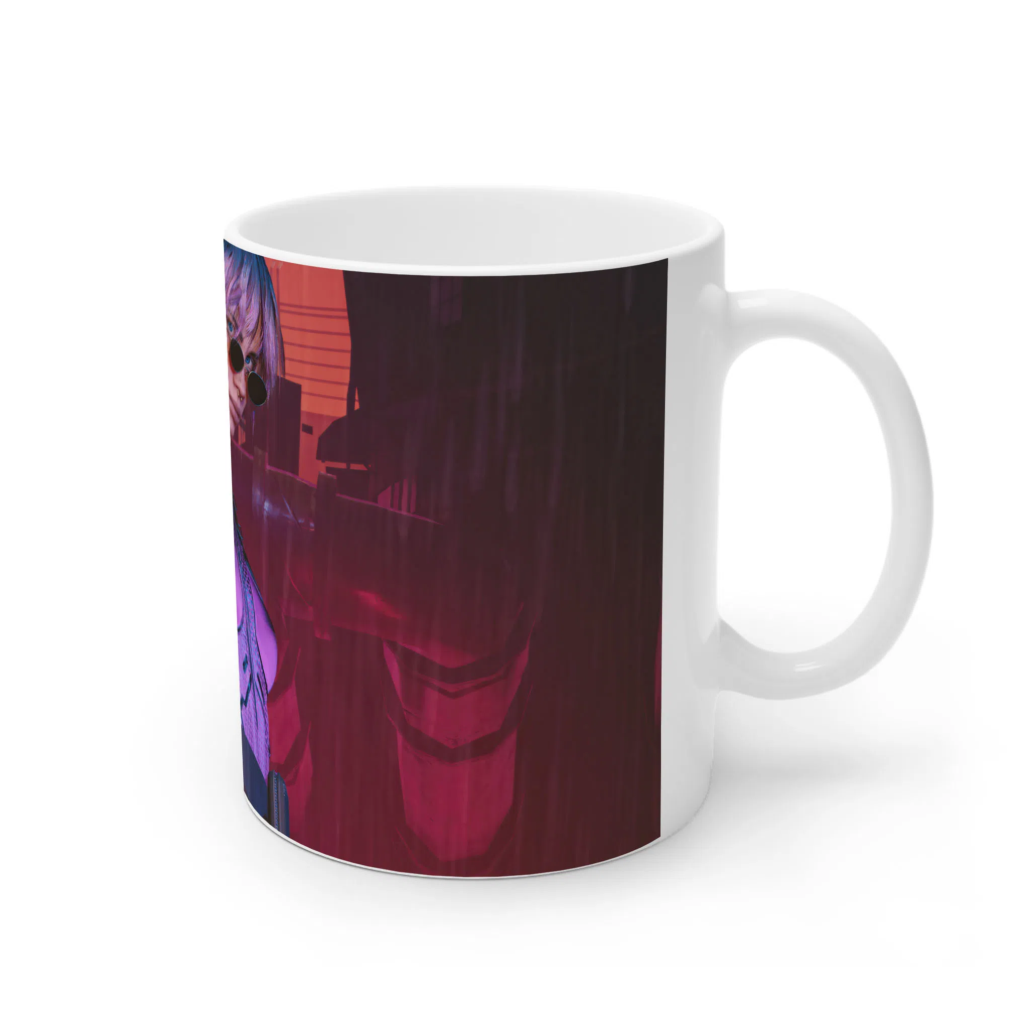 ماگ لیمینات طرح بازی سایبرپانک Cyberpunk 2077 Game کد NM6572 — تصویر 4