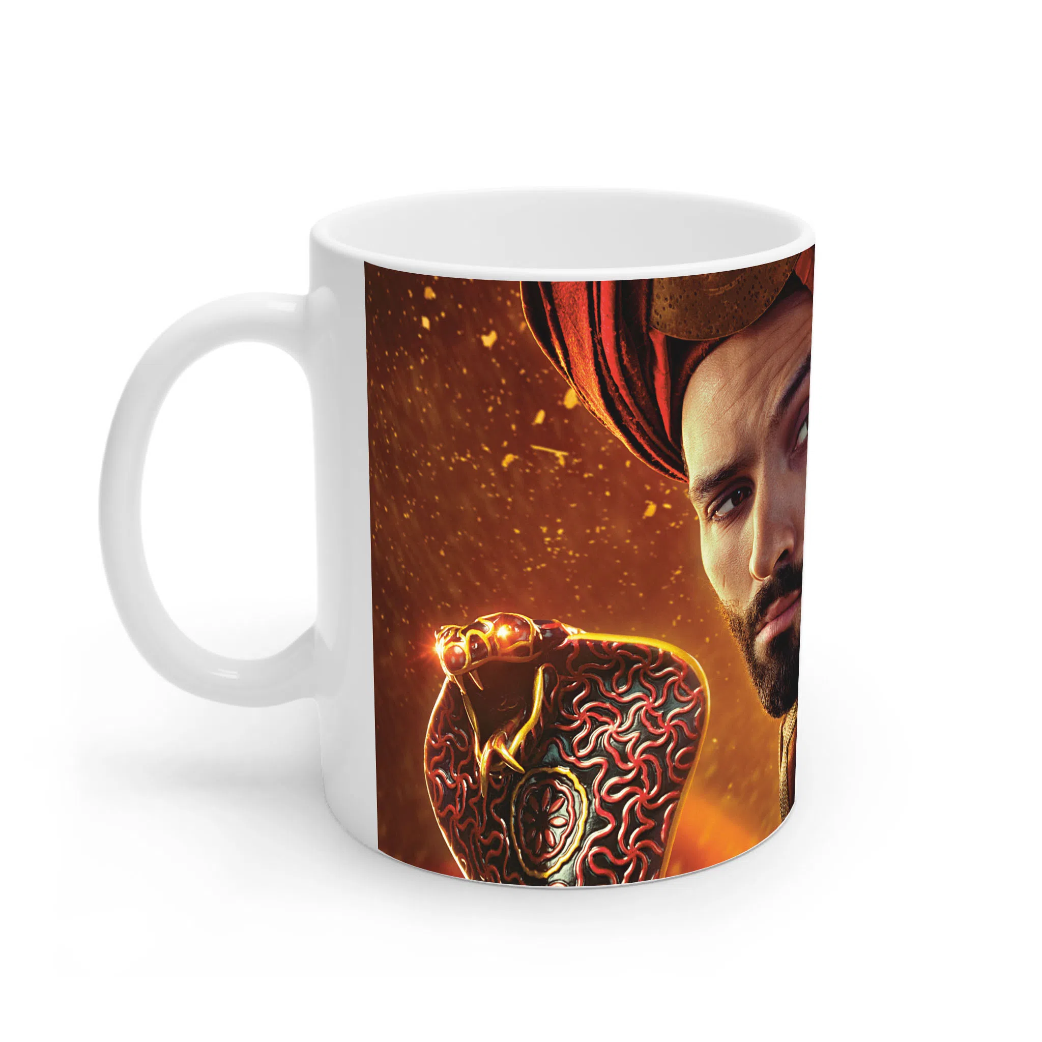 ماگ لیمینات طرح فیلم علاءالدین Aladdin جعفر و طوطی یاقو کد NM10464 — تصویر 3