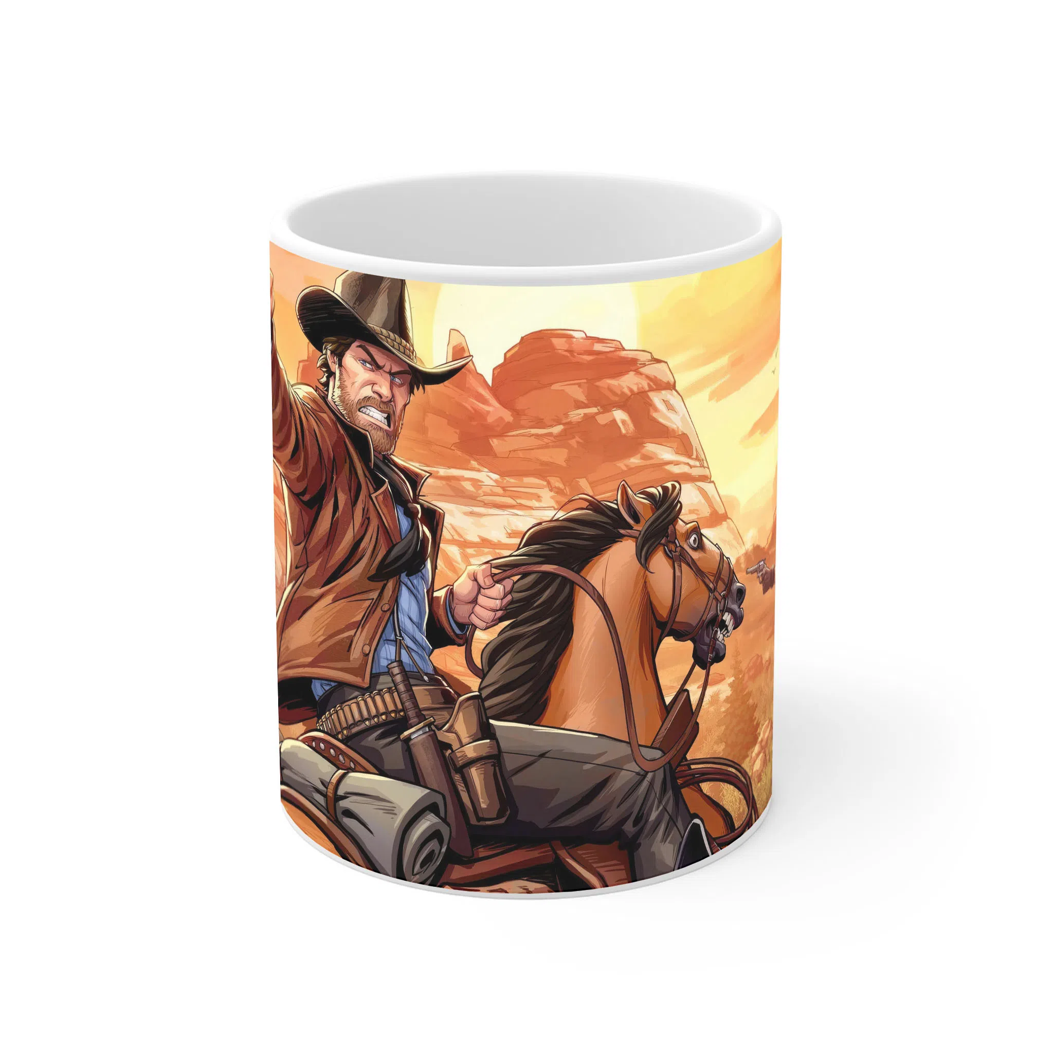 ماگ لیمینات طرح بازی Red Dead Redemption Game کد NM9289