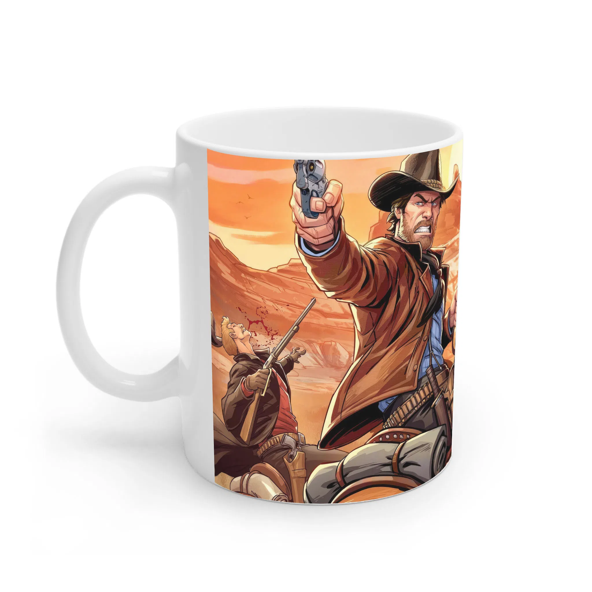 ماگ لیمینات طرح بازی Red Dead Redemption Game کد NM9289 — تصویر 2