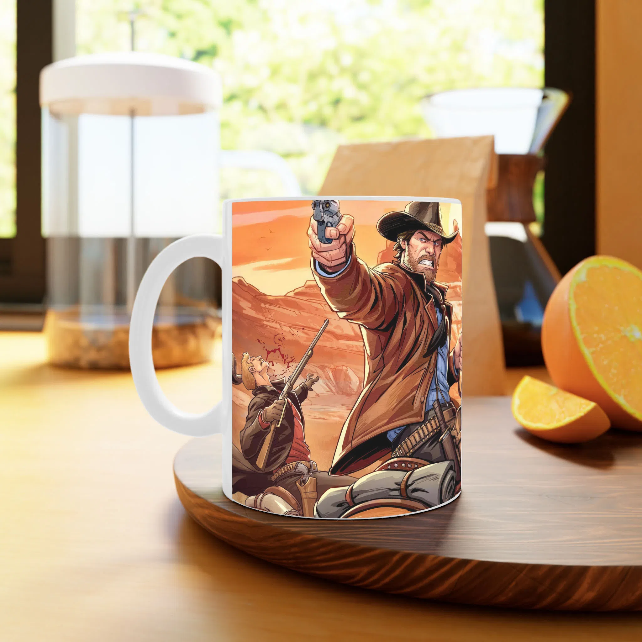 ماگ لیمینات طرح بازی Red Dead Redemption Game کد NM9289 — تصویر 3
