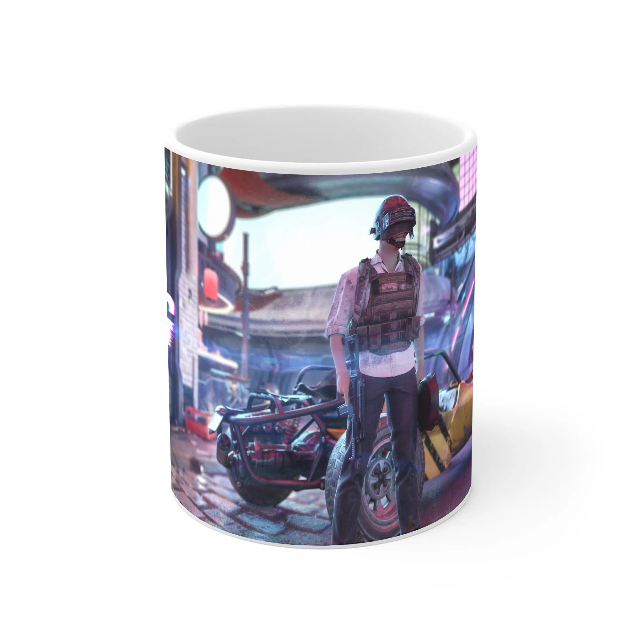 ماگ لیمینات طرح بازی سایبرپانک Cyberpunk 2077 Game کد NM6699 — تصویر 3