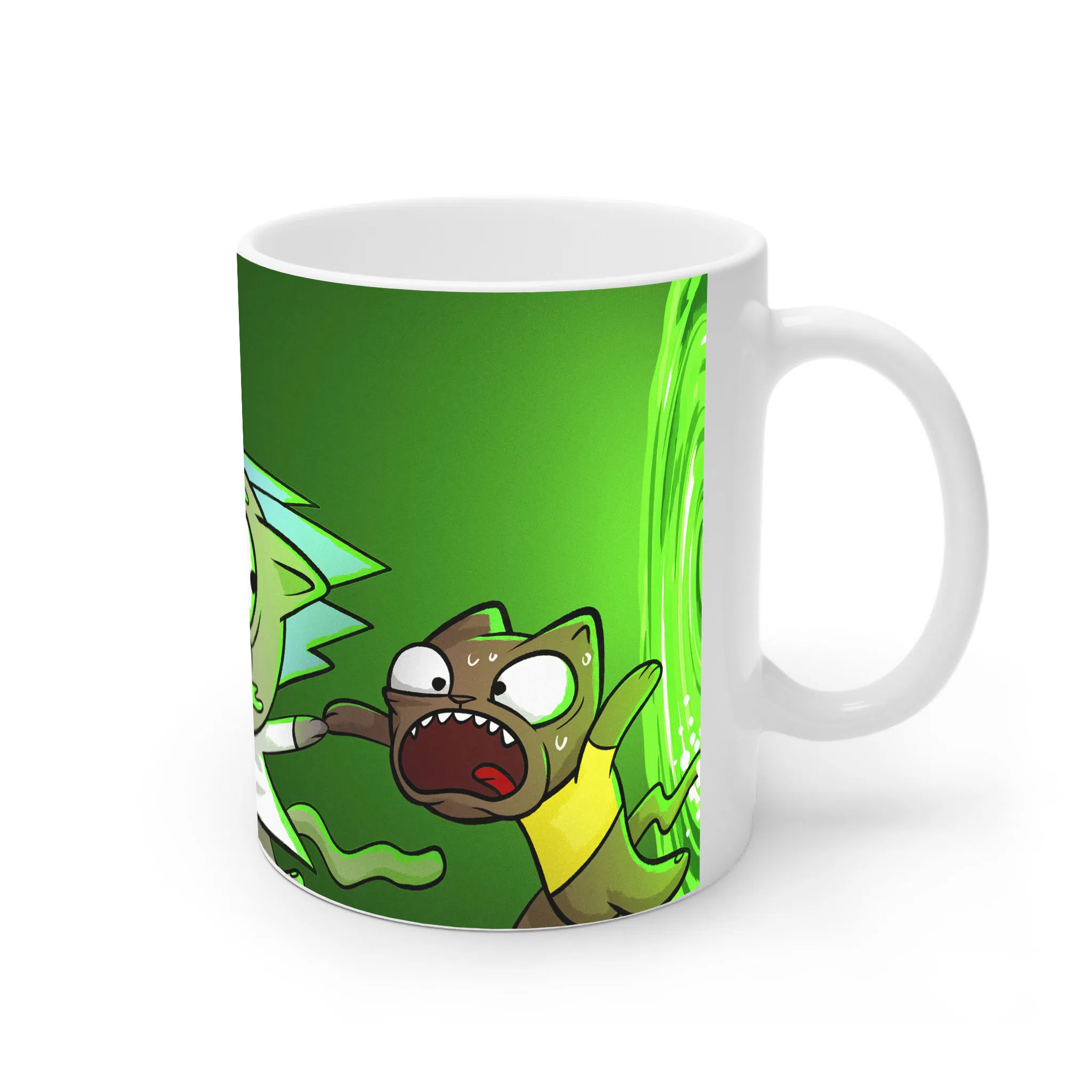 ماگ لیمینات طرح سریال ریک و مورتی Rick and Morty کد NM4908 — تصویر 2
