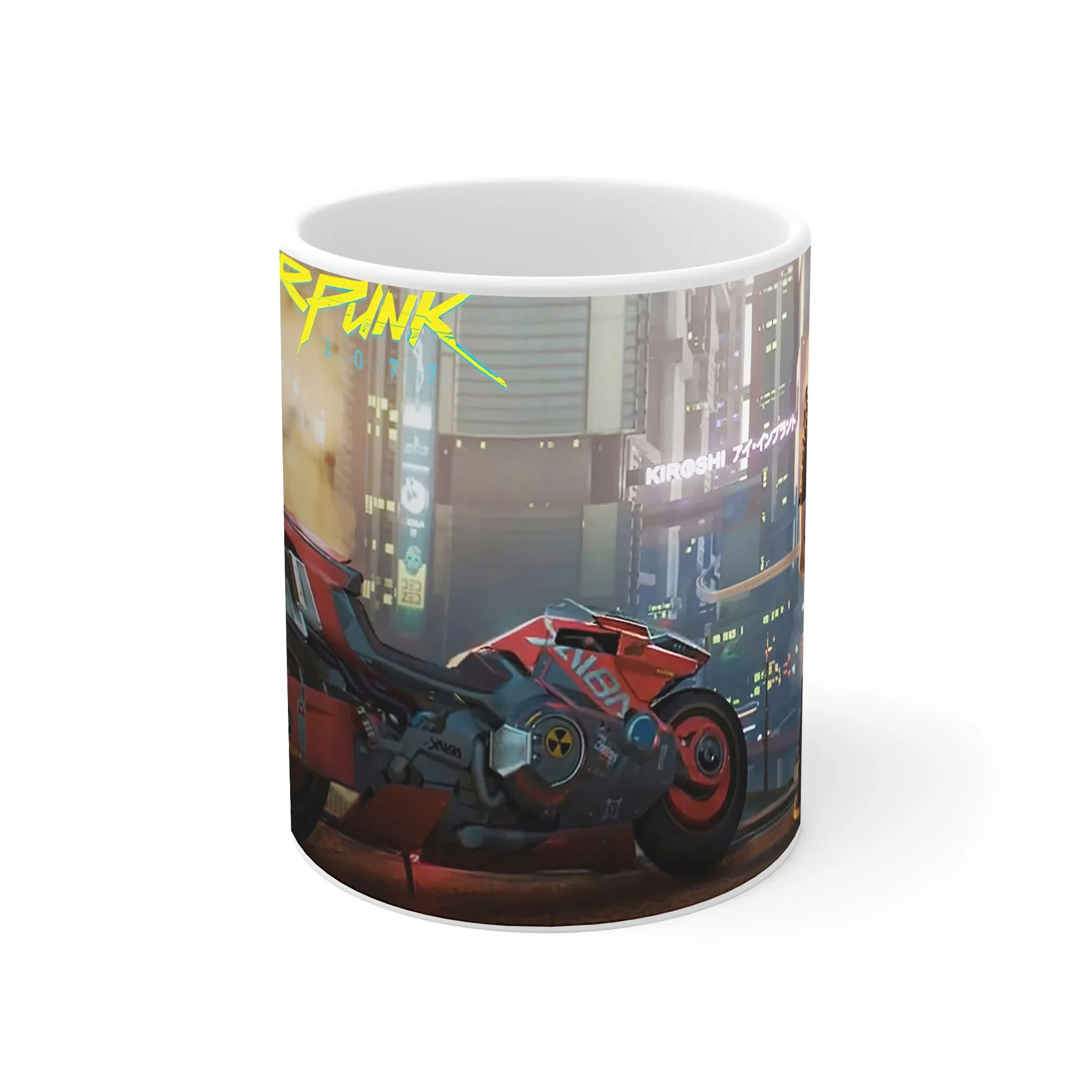 ماگ لیمینات طرح بازی سایبرپانک Cyberpunk 2077 Game کد NM6557 — تصویر 2