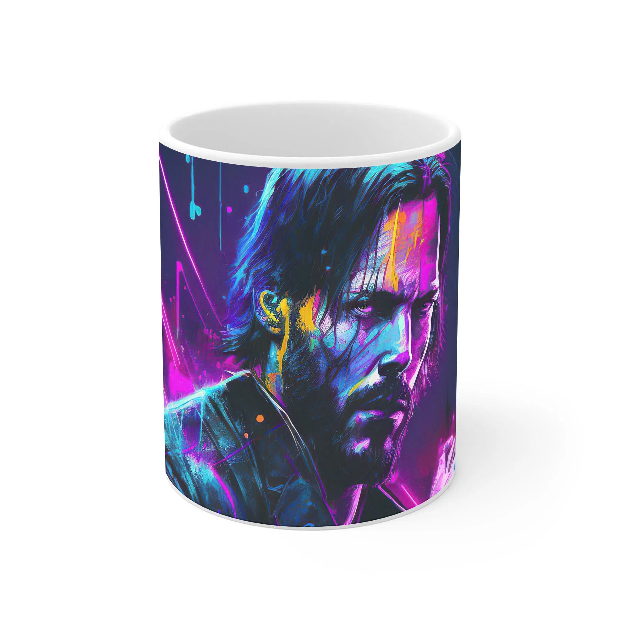 ماگ لیمینات طرح بازی سایبرپانک Cyberpunk 2077 Game کد NM6634 — تصویر 2