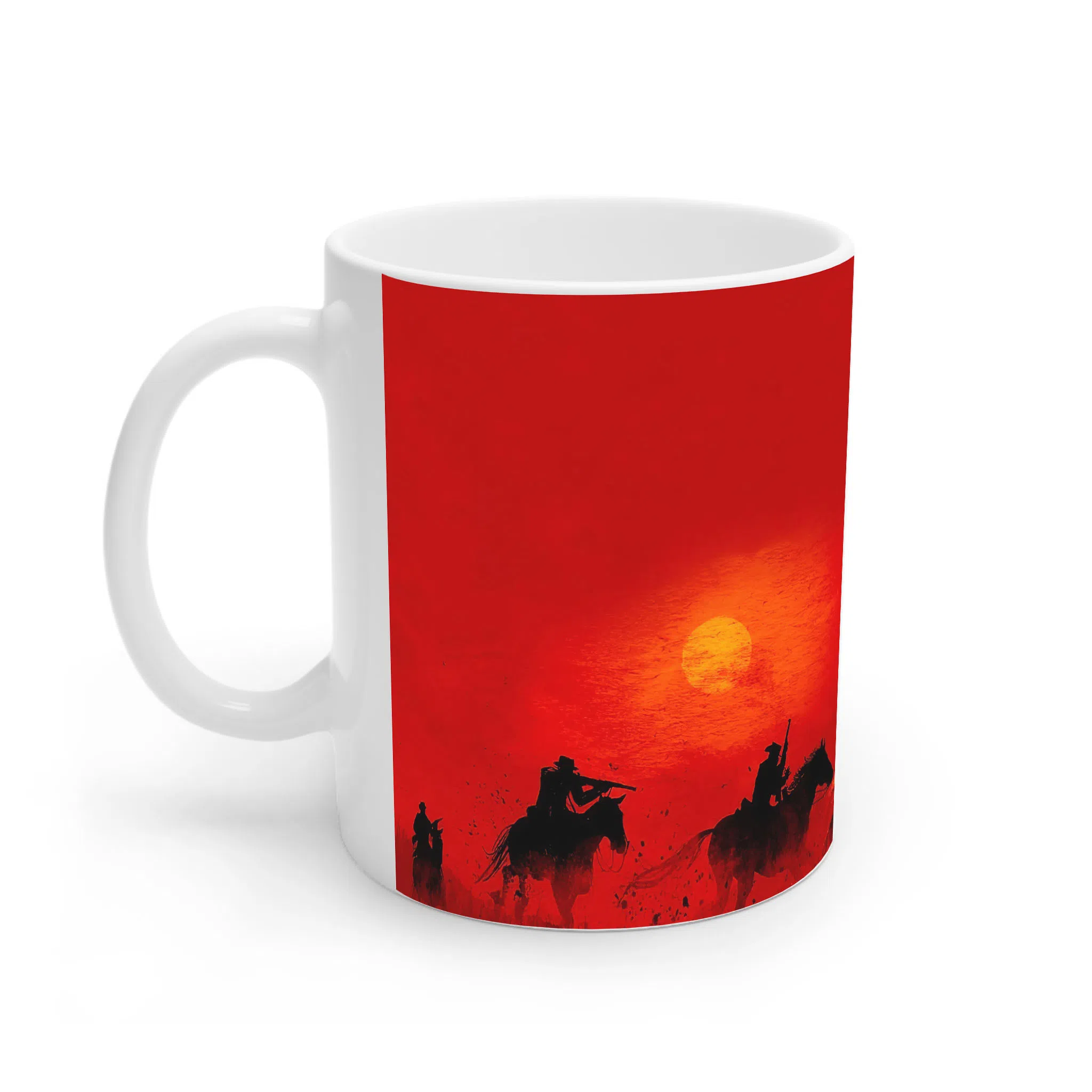 ماگ لیمینات طرح بازی Red Dead Redemption Game کد NM9255 — تصویر 2