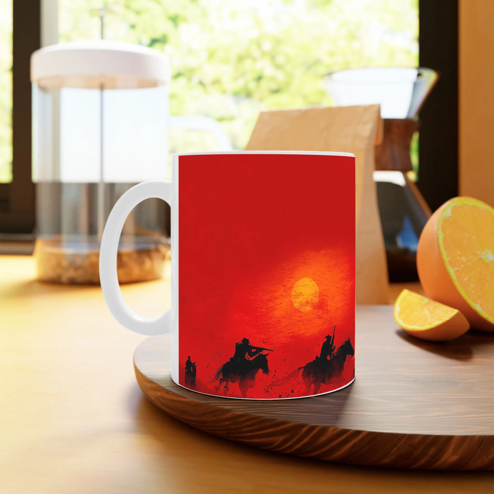 ماگ لیمینات طرح بازی Red Dead Redemption Game کد NM9255 — تصویر 3