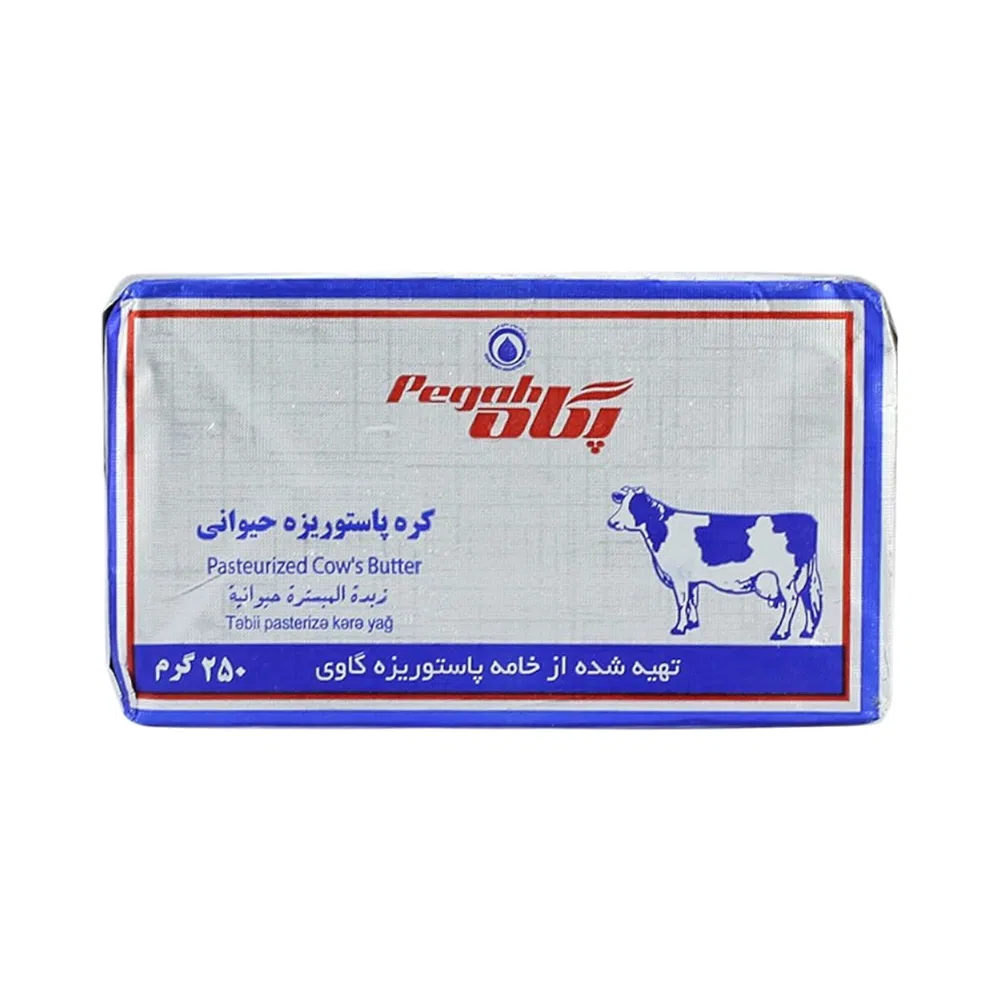 کره پاستوریزه حیوانی پگاه 250 گرم