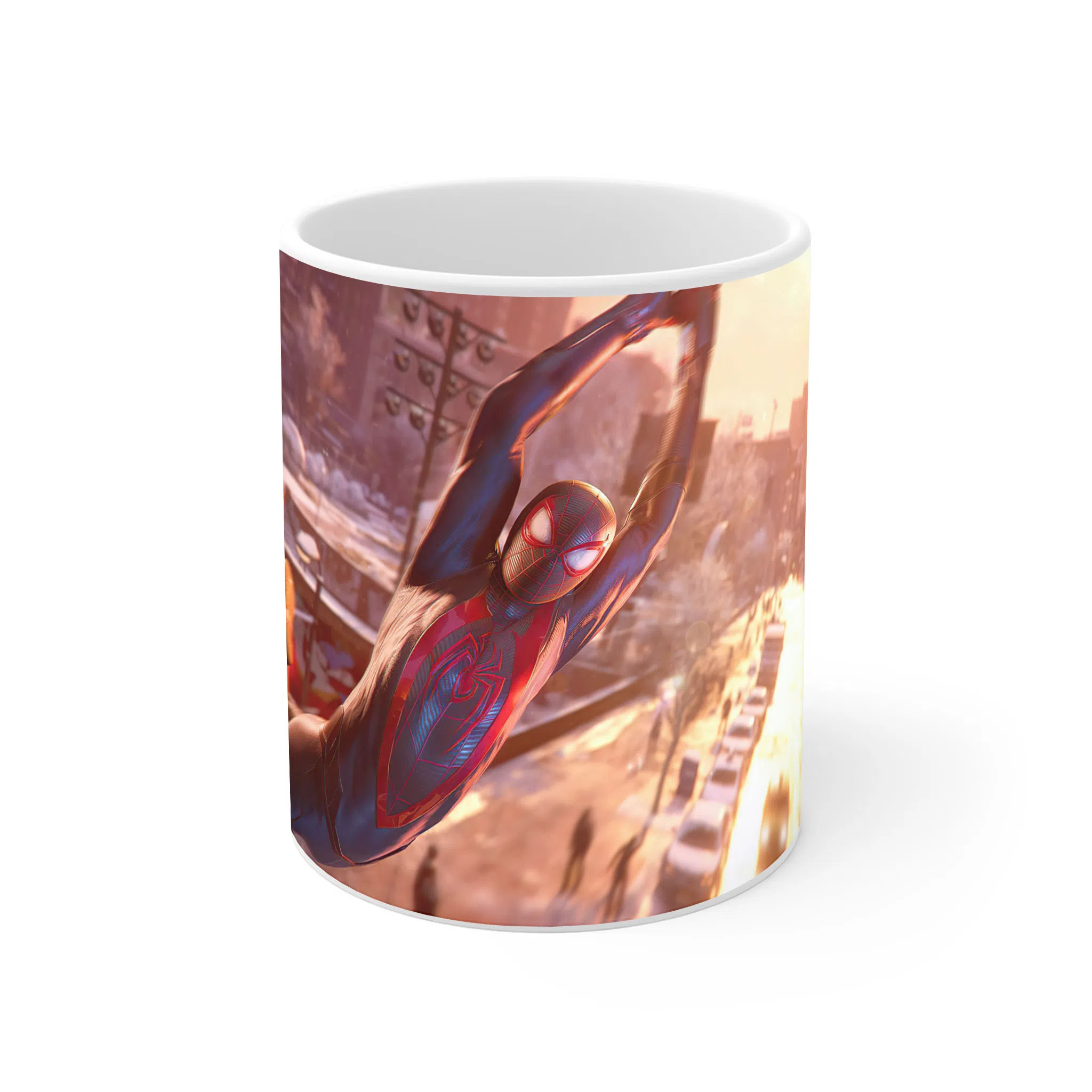 ماگ لیمینات طرح بازی اسپایدرمن مرد عنکبوتی Spider Man Game کد NM9599