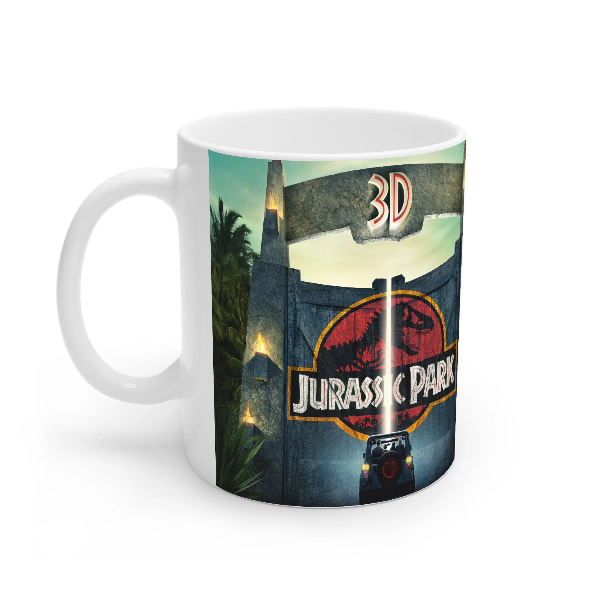 ماگ لیمینات طرح فیلم پارک ژوراسیک Jurassic Park کد NM11812