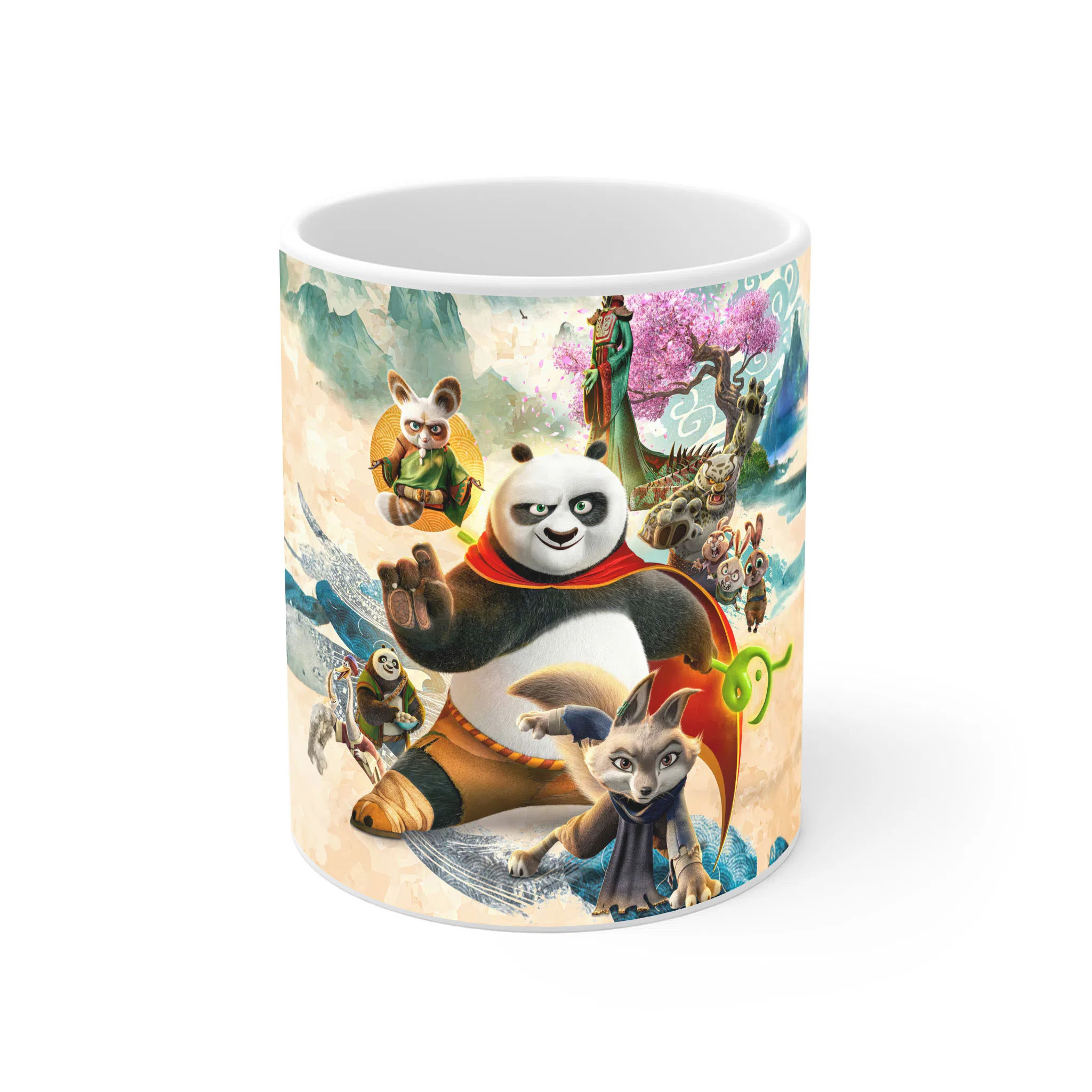 ماگ لیمینات طرح فیلم پاندای کونگ فوکار Kung Fu Panda کد NM11861