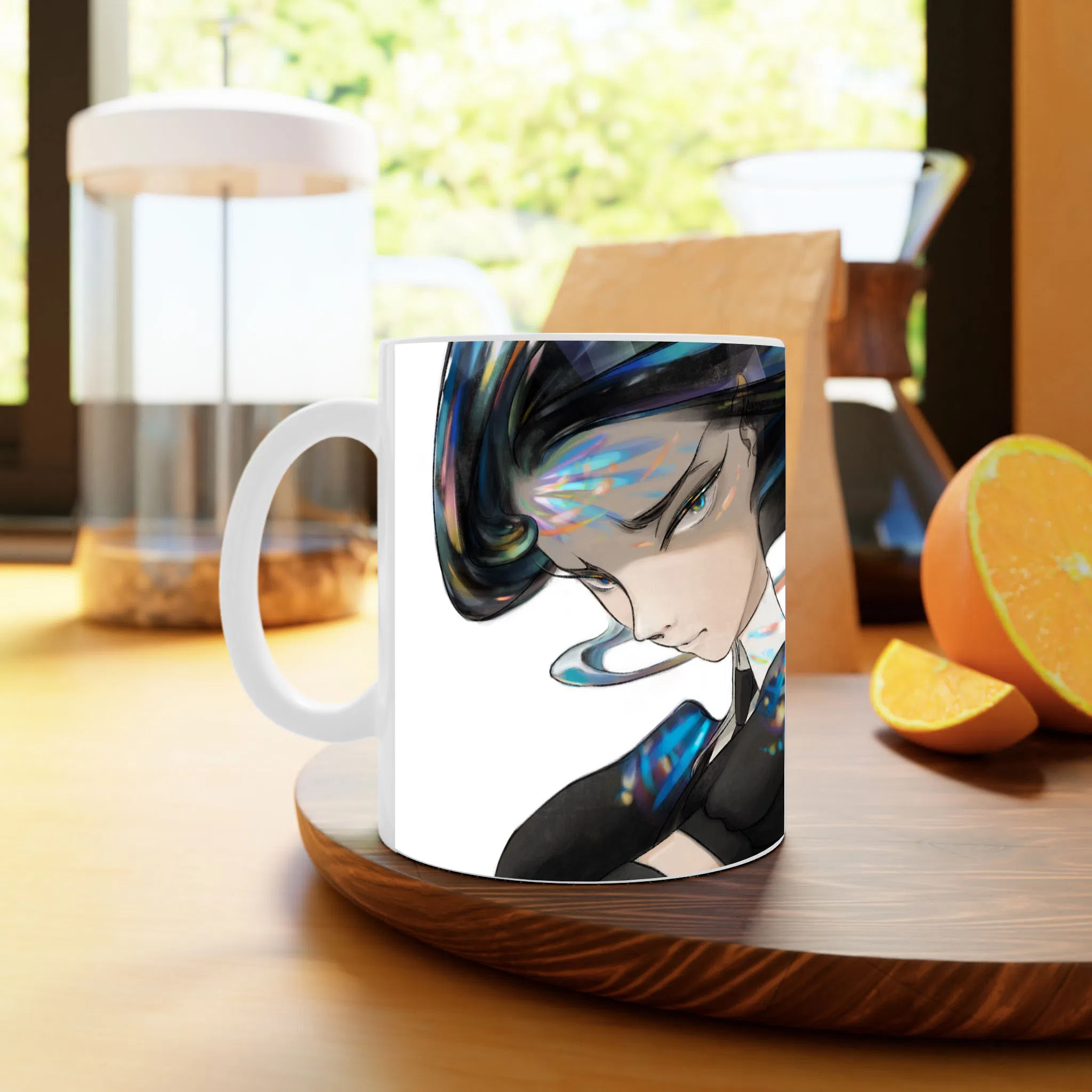 ماگ لیمینات طرح انیمه Land of the Lustrous کد NM0950 — تصویر 3
