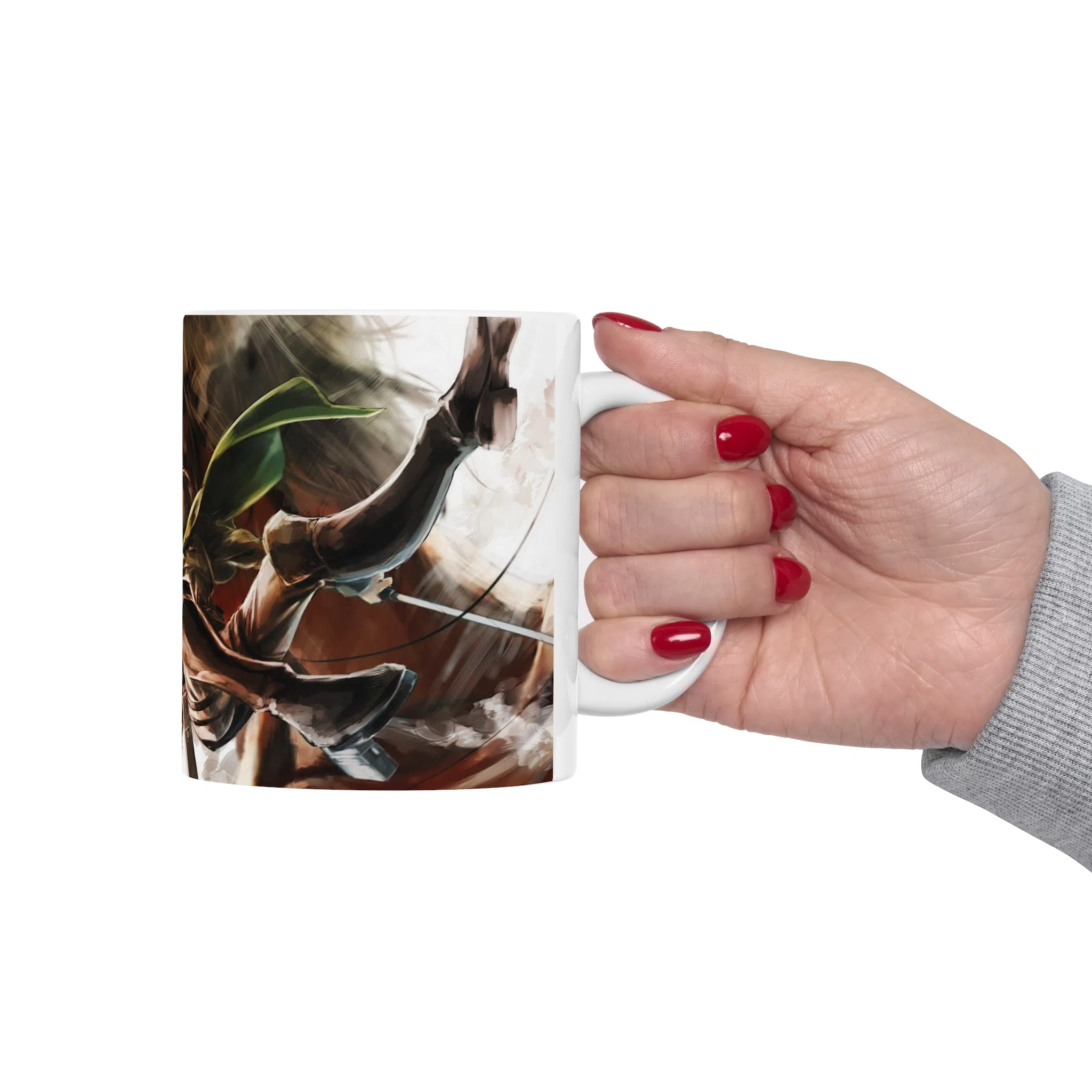 ماگ طرح انیمه اتک ان تایتان Attack on the Titan مدل NM2560 — تصویر 6