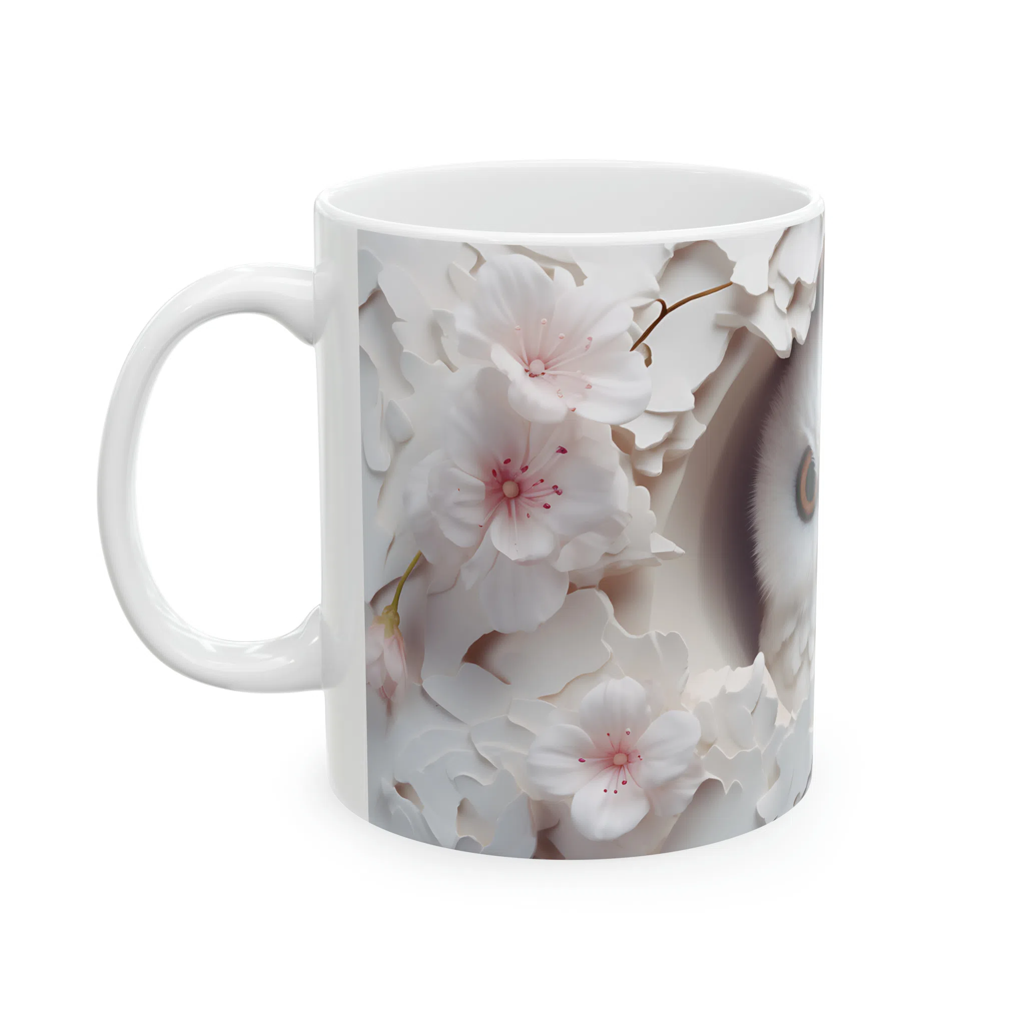 ماگ طرح سه بعدی حیوانات جغد owl مدل NM3186 — تصویر 2