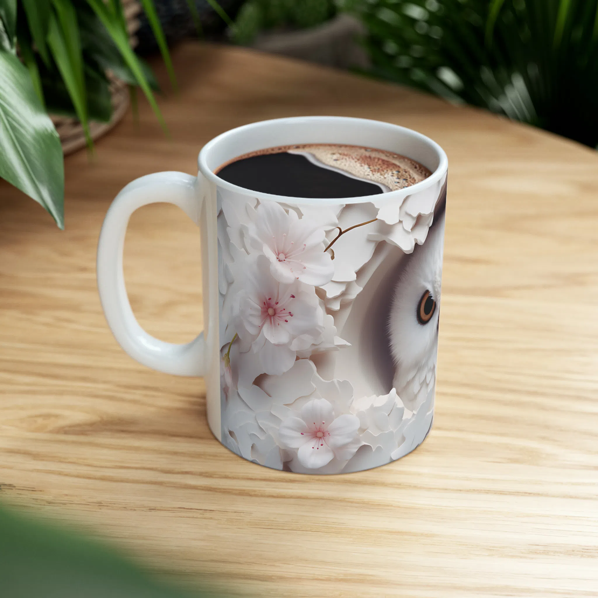 ماگ طرح سه بعدی حیوانات جغد owl مدل NM3186 — تصویر 4