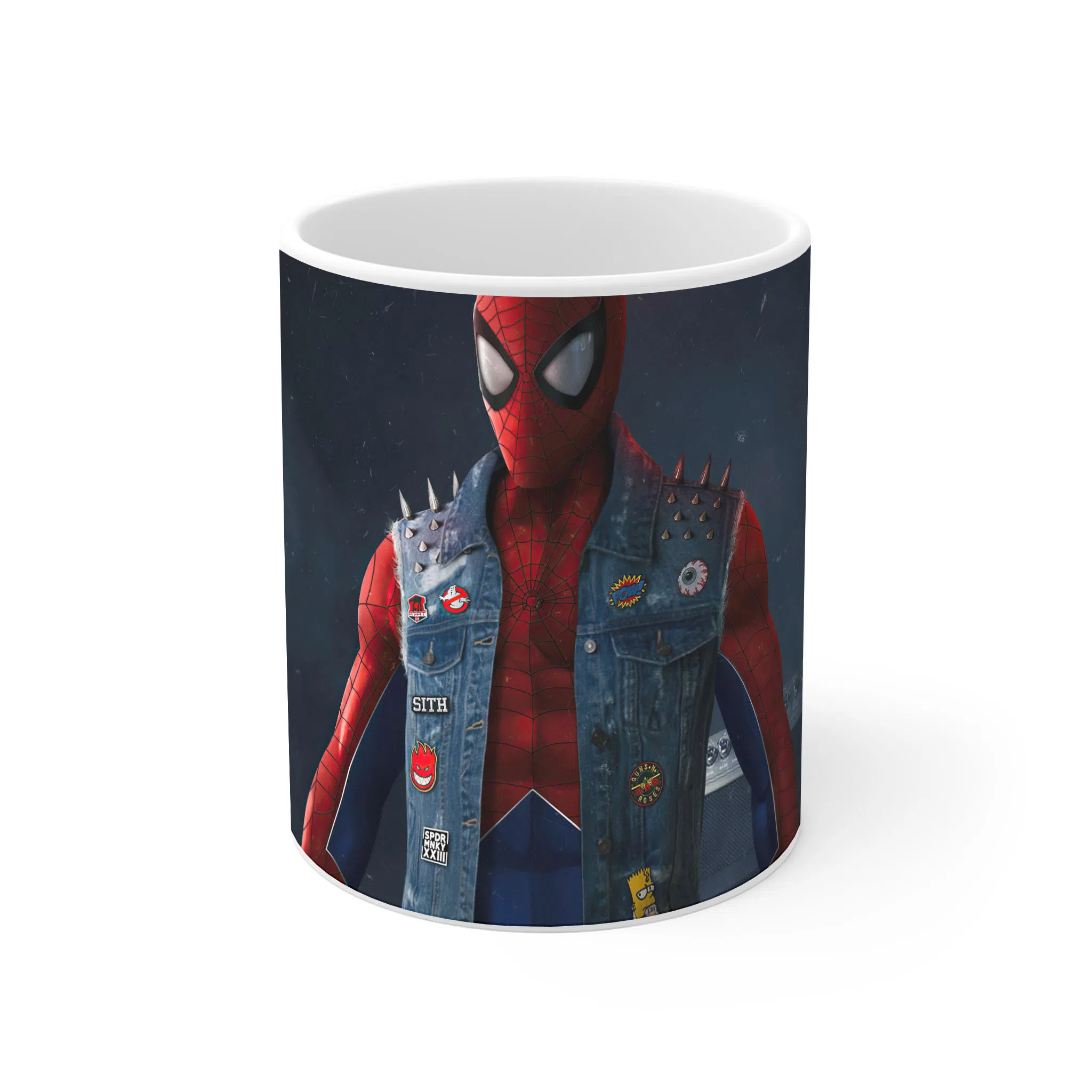 ماگ لیمینات طرح بازی اسپایدرمن مرد عنکبوتی Spider Man Game اسپایدر پانک کد NM9736