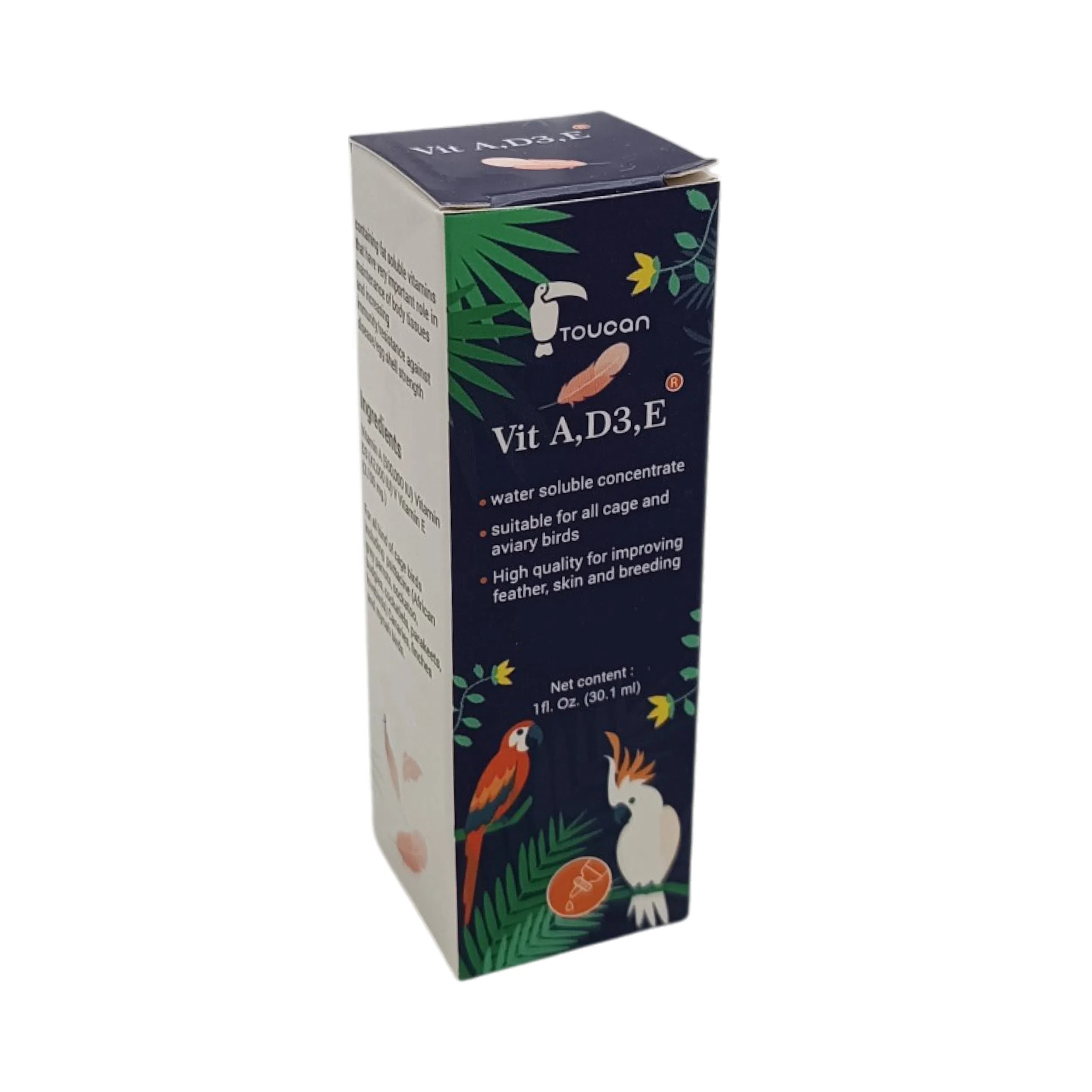 قطره ویتامین پرنده توکان مدل Vit A.D3.E حجم 30 میلی لیتر