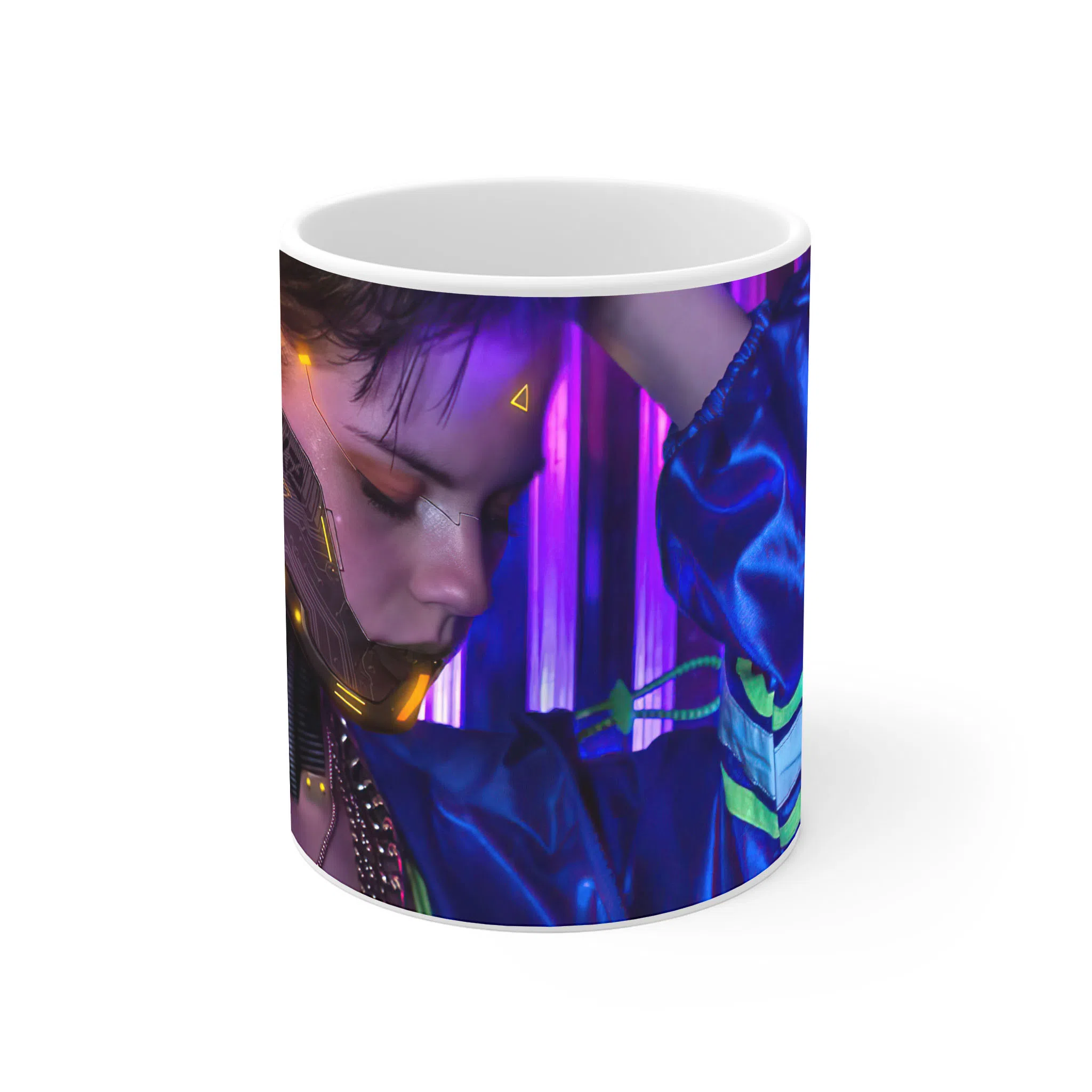 ماگ لیمینات طرح بازی سایبرپانک Cyberpunk 2077 Game کد NM6579 — تصویر 2