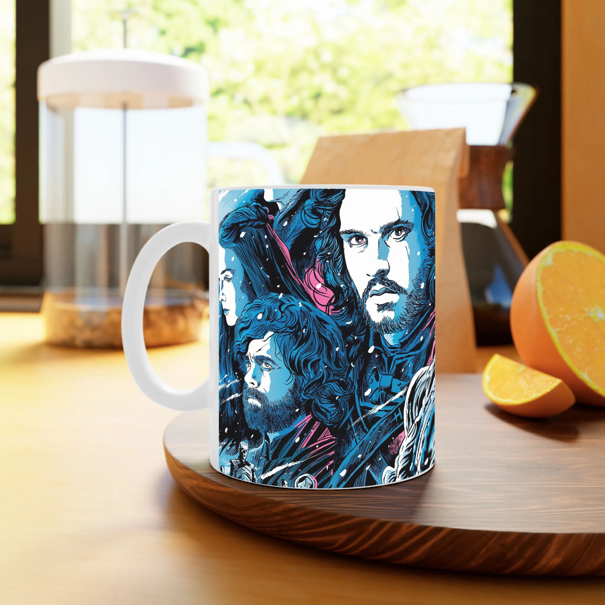 ماگ لیمینات طرح سریال بازی تاج و تخت Game of Thrones کد NM4173 — تصویر 3