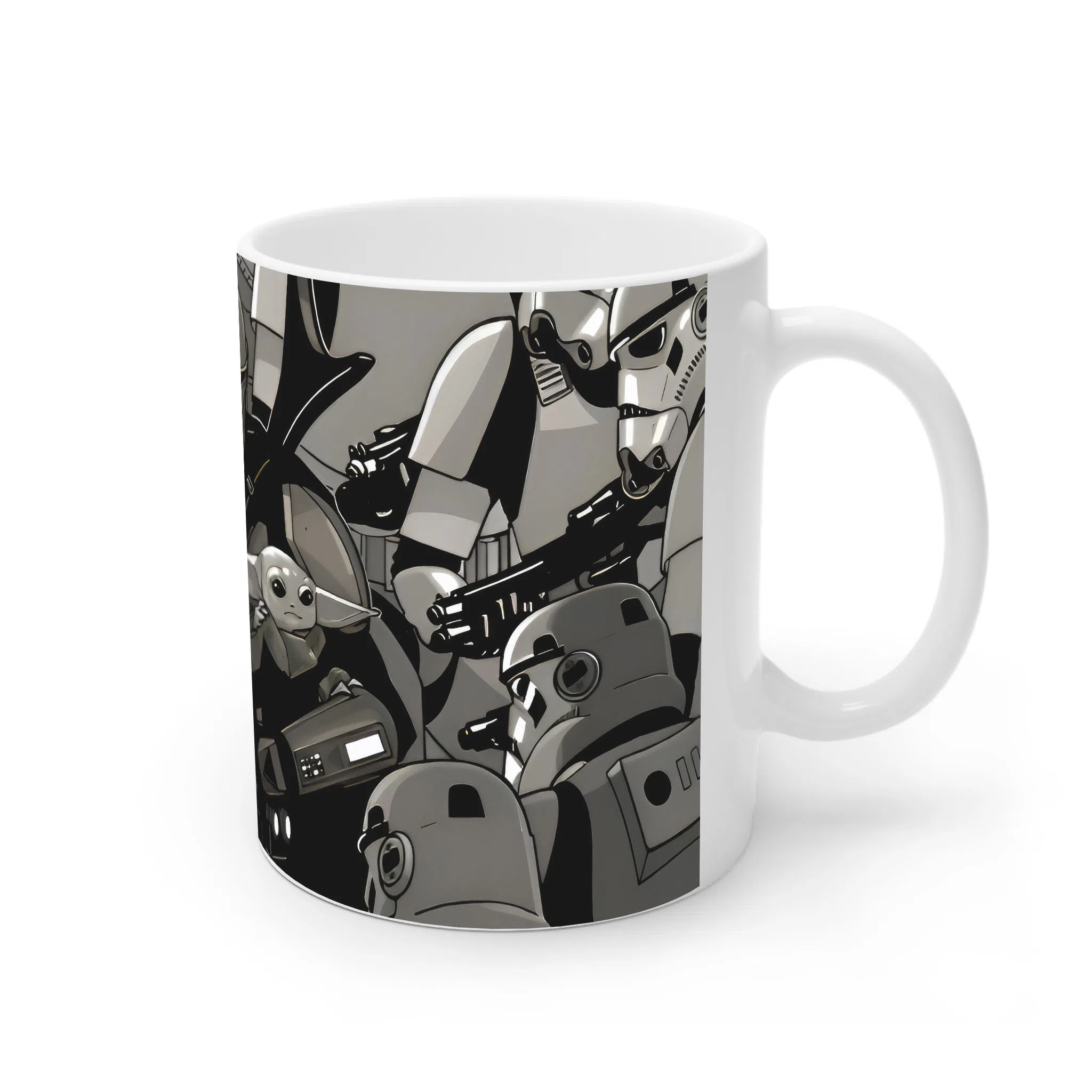 ماگ لیمینات طرح سریال مندلورین The Mandalorian کد NM5486 — تصویر 3