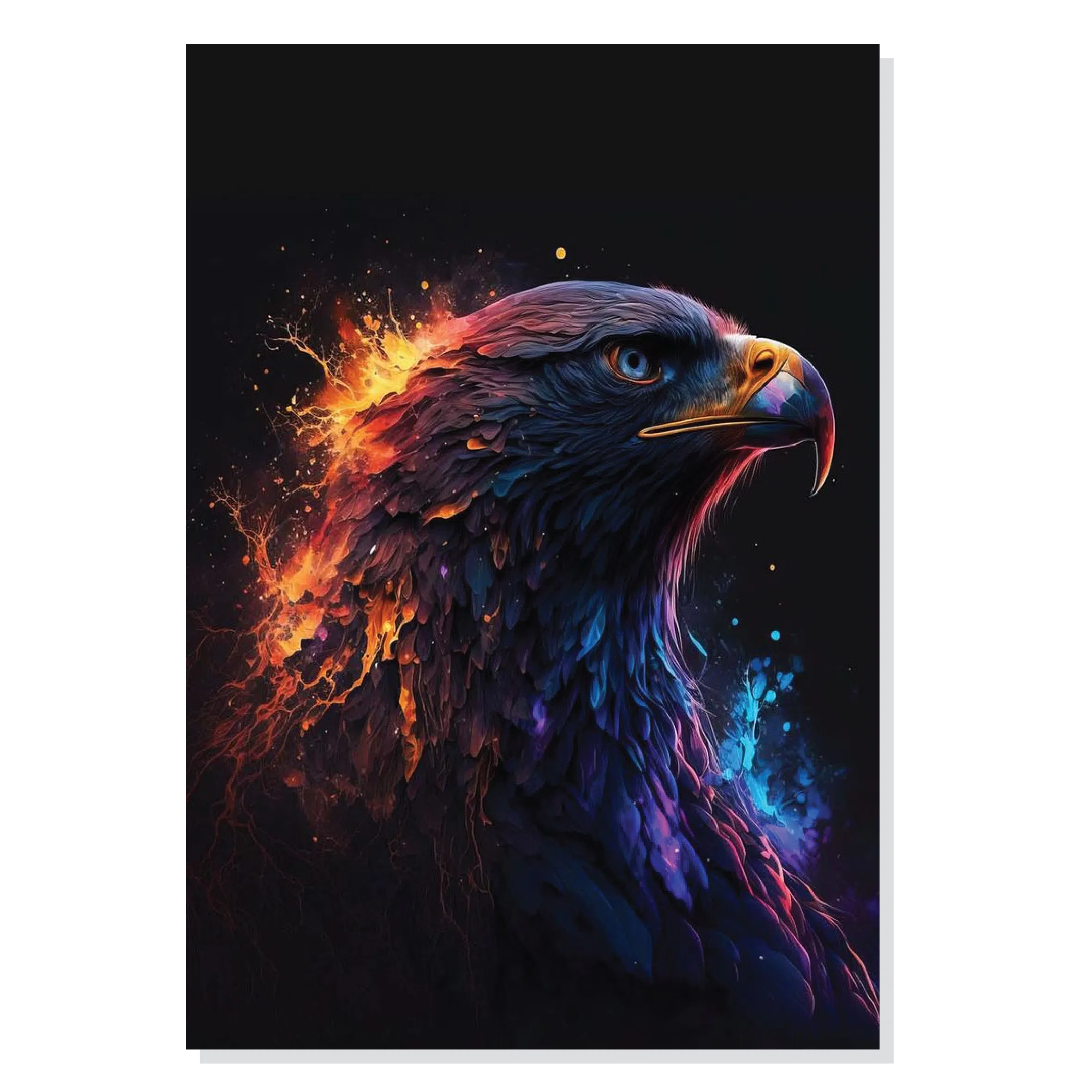 پوستر طرح گرافیکی عقاب Eagle مدل M0398