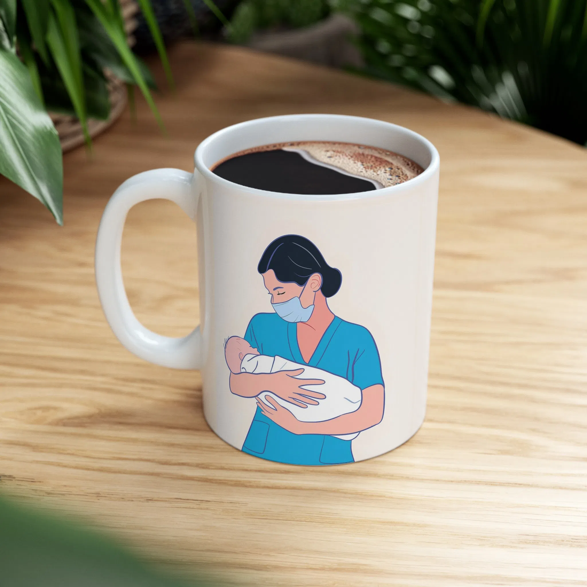 ماگ طرح روز ماما مدل NM3323 — تصویر 4