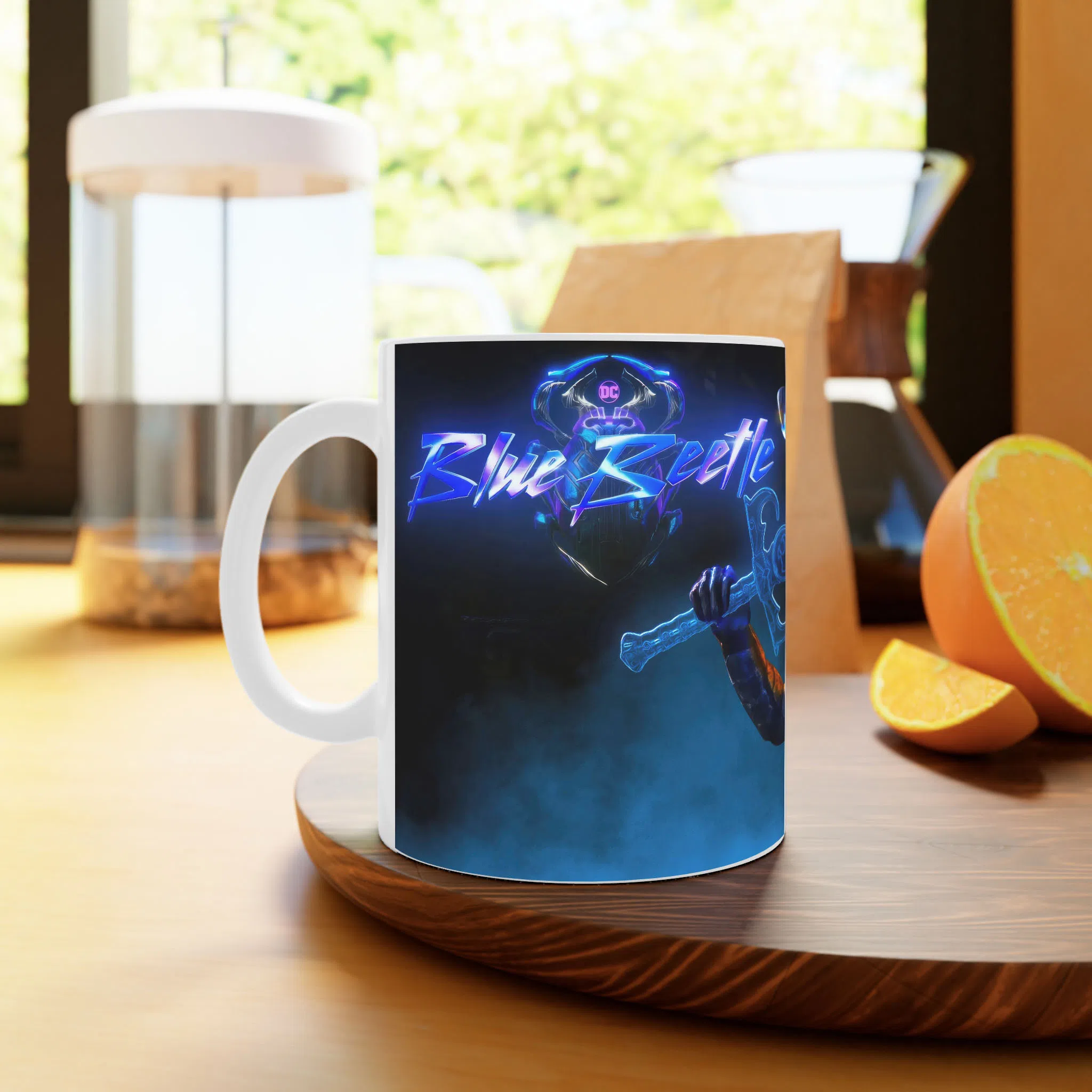 ماگ لیمینات طرح فیلم Blue Beetle کد NM10973 — تصویر 2