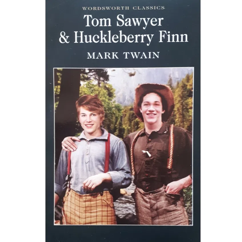 كتاب Tom Sawyer and Huckleberry Finn اثر Mark Twain انتشارات وردز ورث