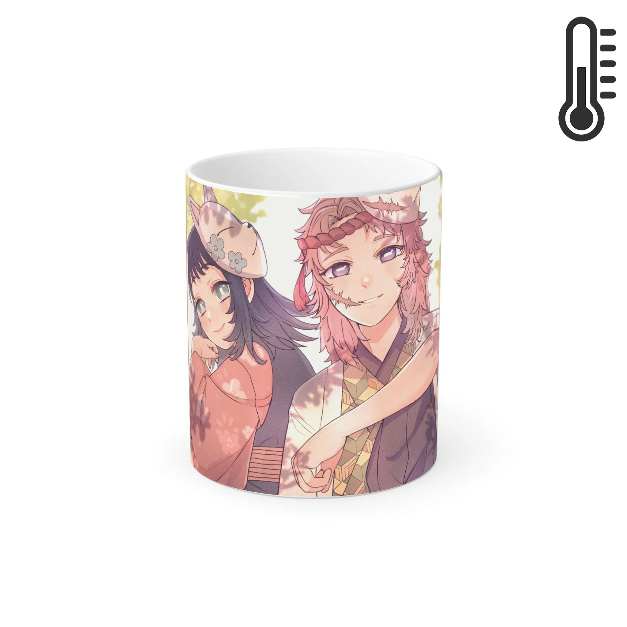 ماگ حرارتی لیمینات طرح انیمه شیطان کش - Kimetsu no Yaiba - Demon Slayer کد NM0620