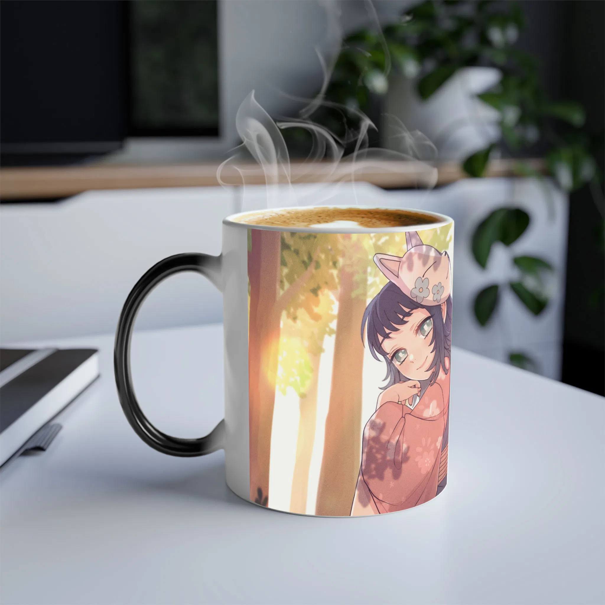 ماگ حرارتی لیمینات طرح انیمه شیطان کش - Kimetsu no Yaiba - Demon Slayer کد NM0620 — تصویر 3