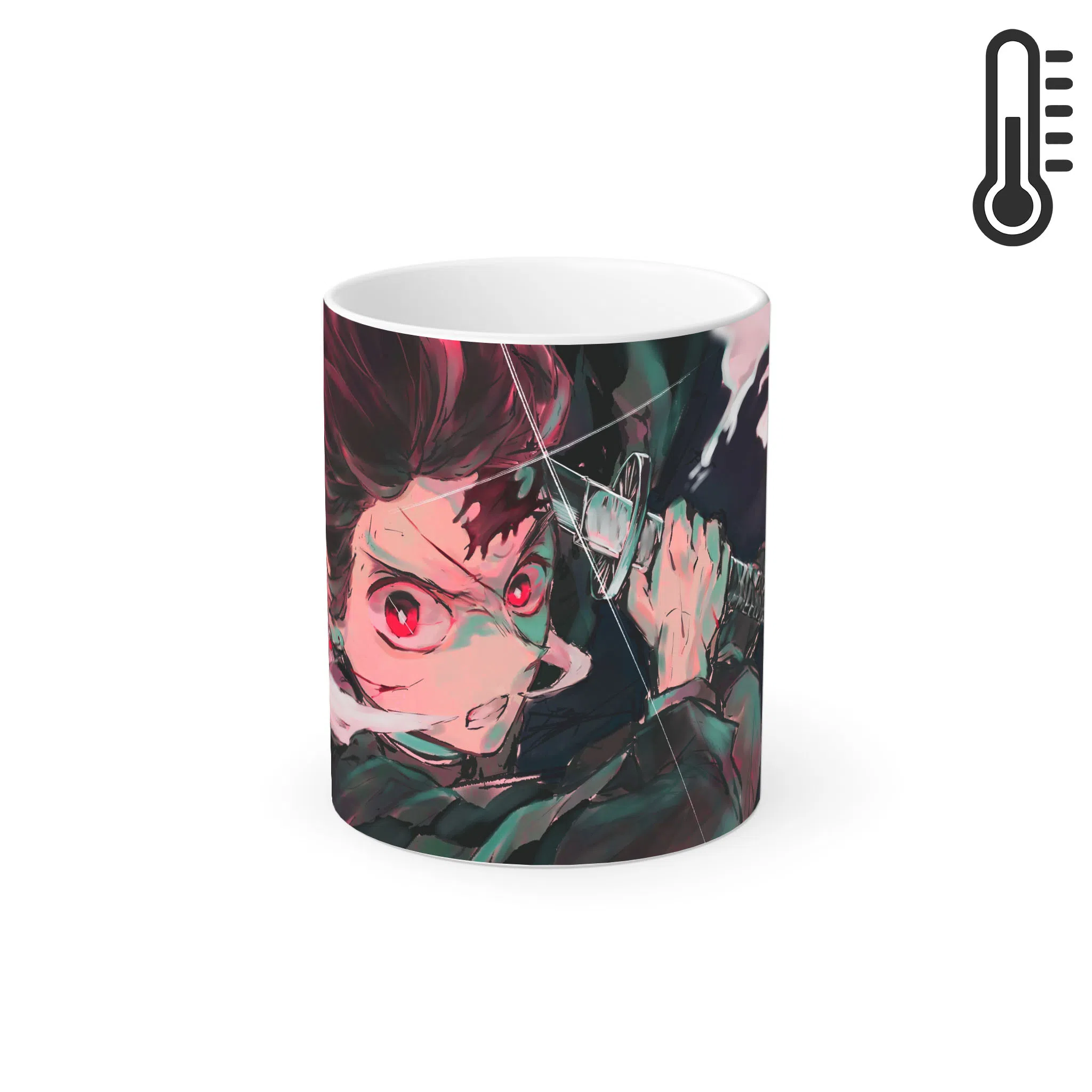 ماگ حرارتی لیمینات طرح انیمه شیطان کش تانجیرو Tanjiro Kimetsu no Yaiba Demon Slayer کد NM0674