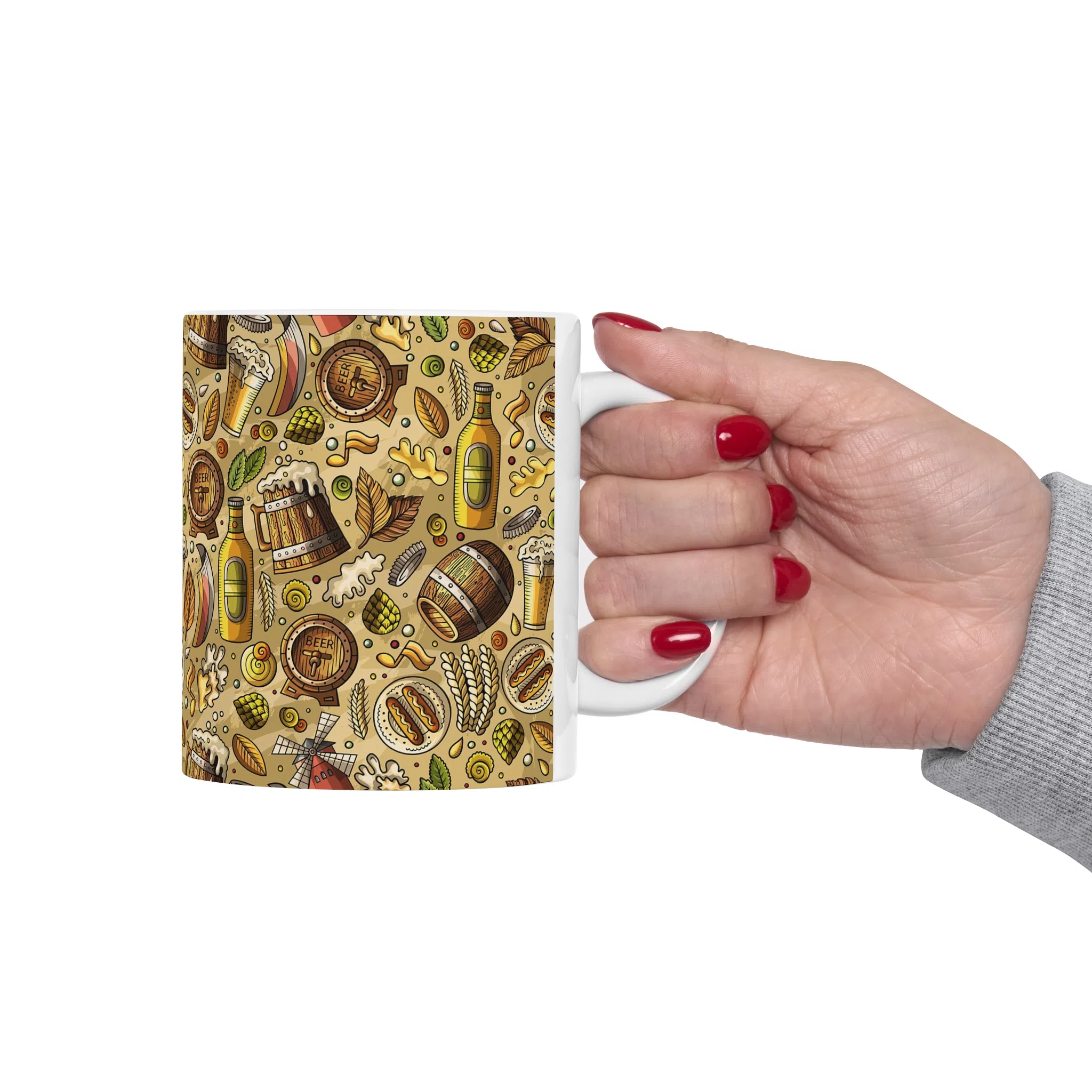 ماگ طرح نقاشی نوشیدنی مدل NM3265 — تصویر 8