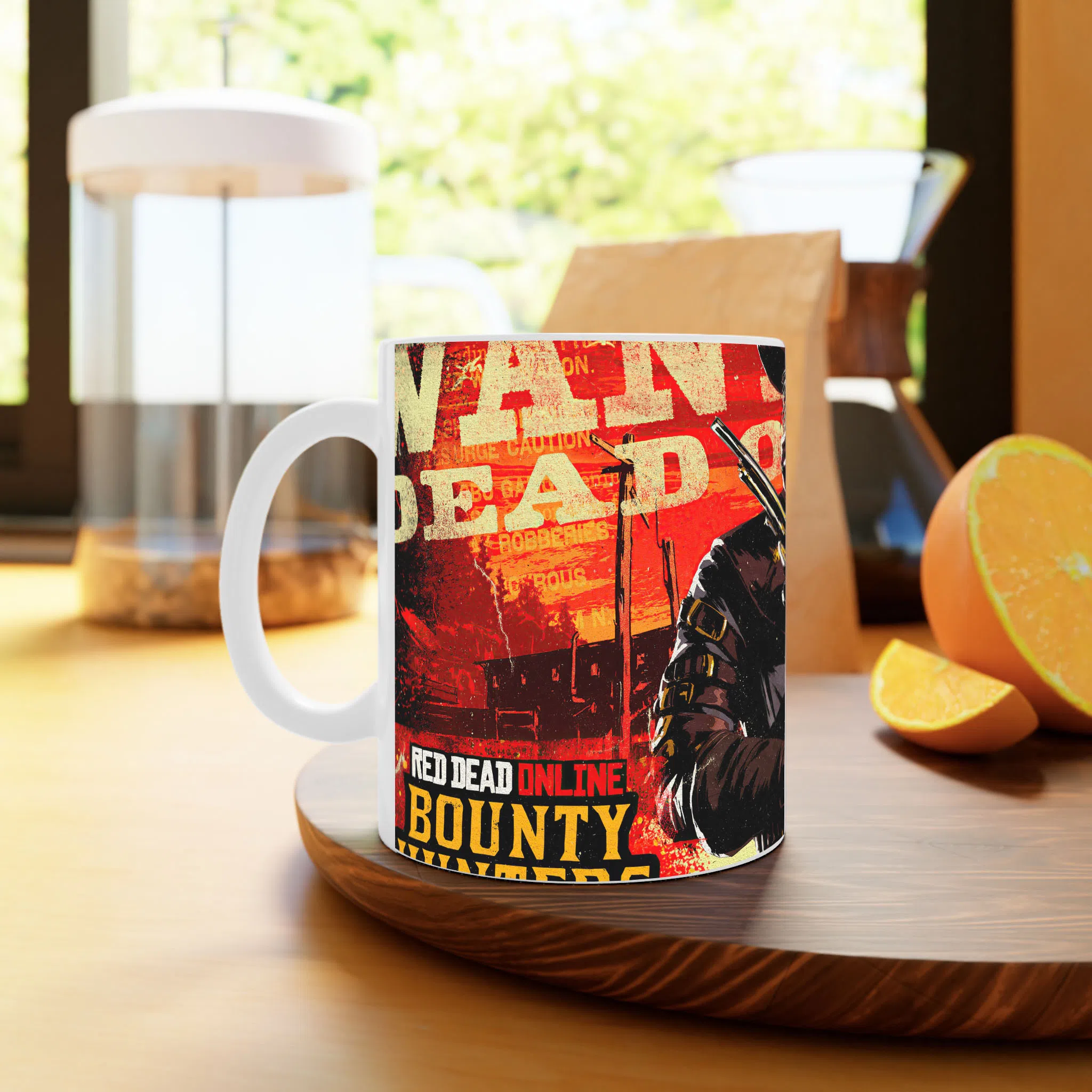 ماگ لیمینات طرح بازی Red Dead Redemption Game کد NM9256 — تصویر 3