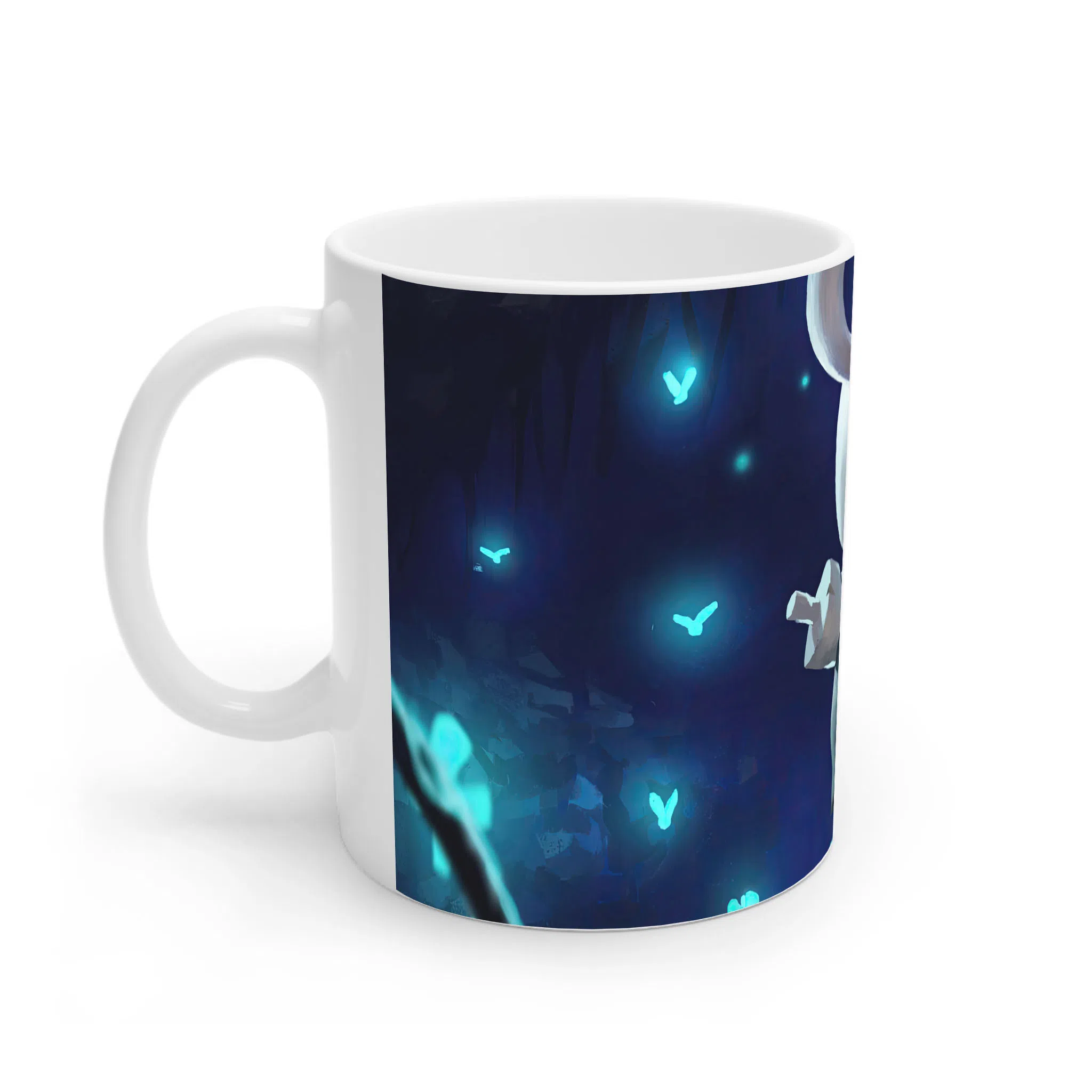 ماگ لیمینات طرح بازی Hollow Knight شوالیه تنها در اعماق هالونست کد NM8103 — تصویر 2