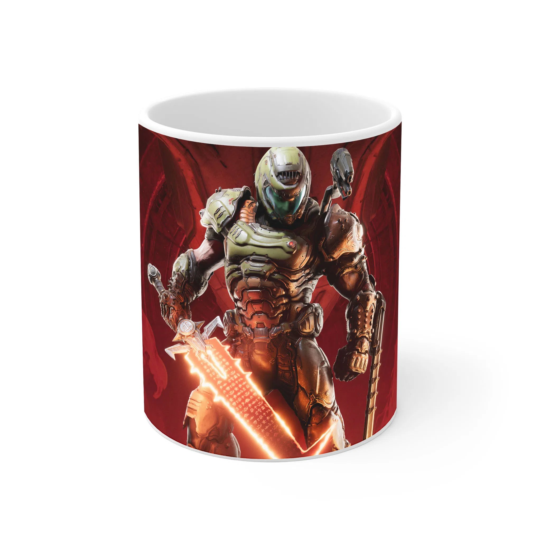 ماگ لیمینات طرح بازی دوم DOOM Game کد NM7032 — تصویر 4