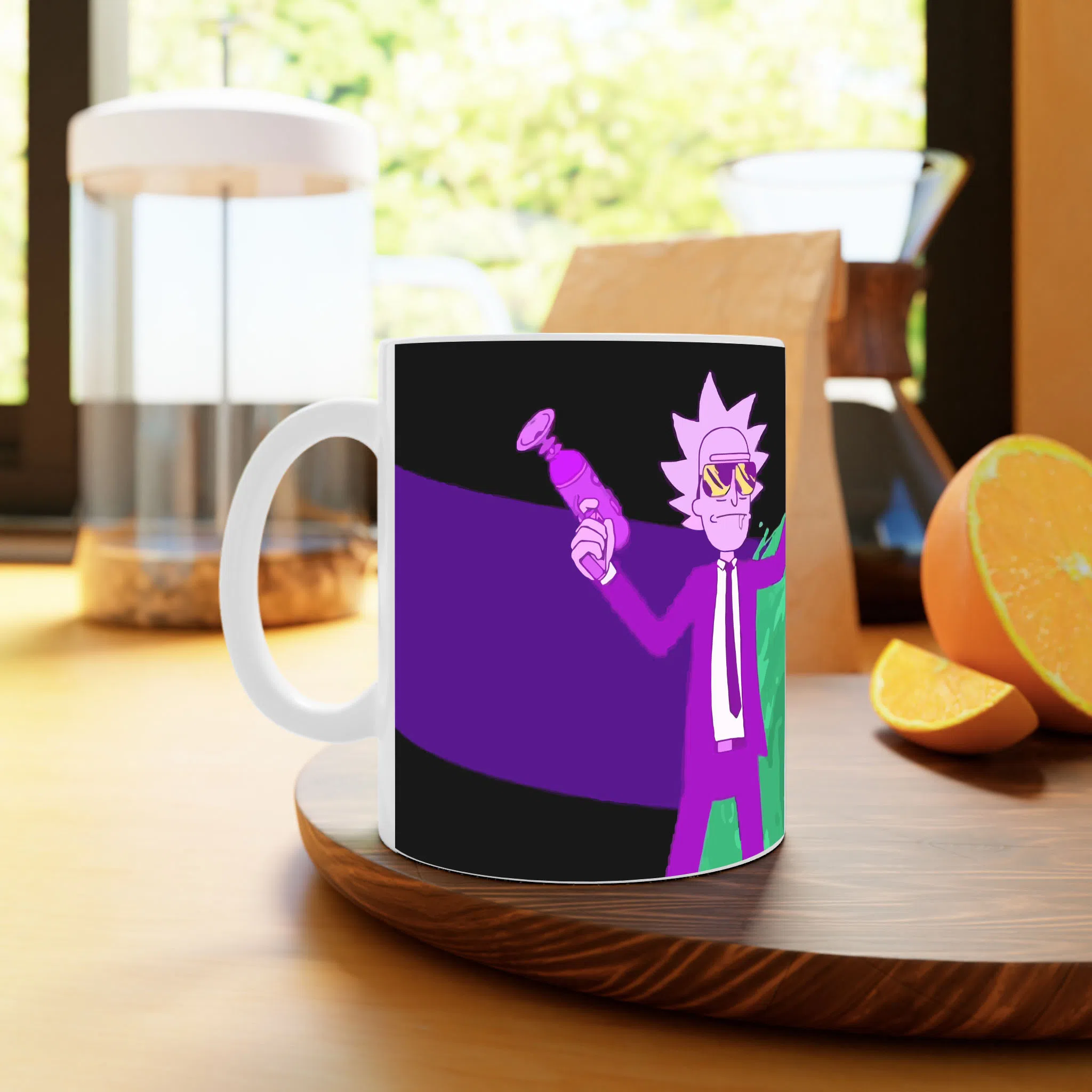 ماگ لیمینات طرح سریال ریک و مورتی Rick and Morty کد NM4895 — تصویر 3
