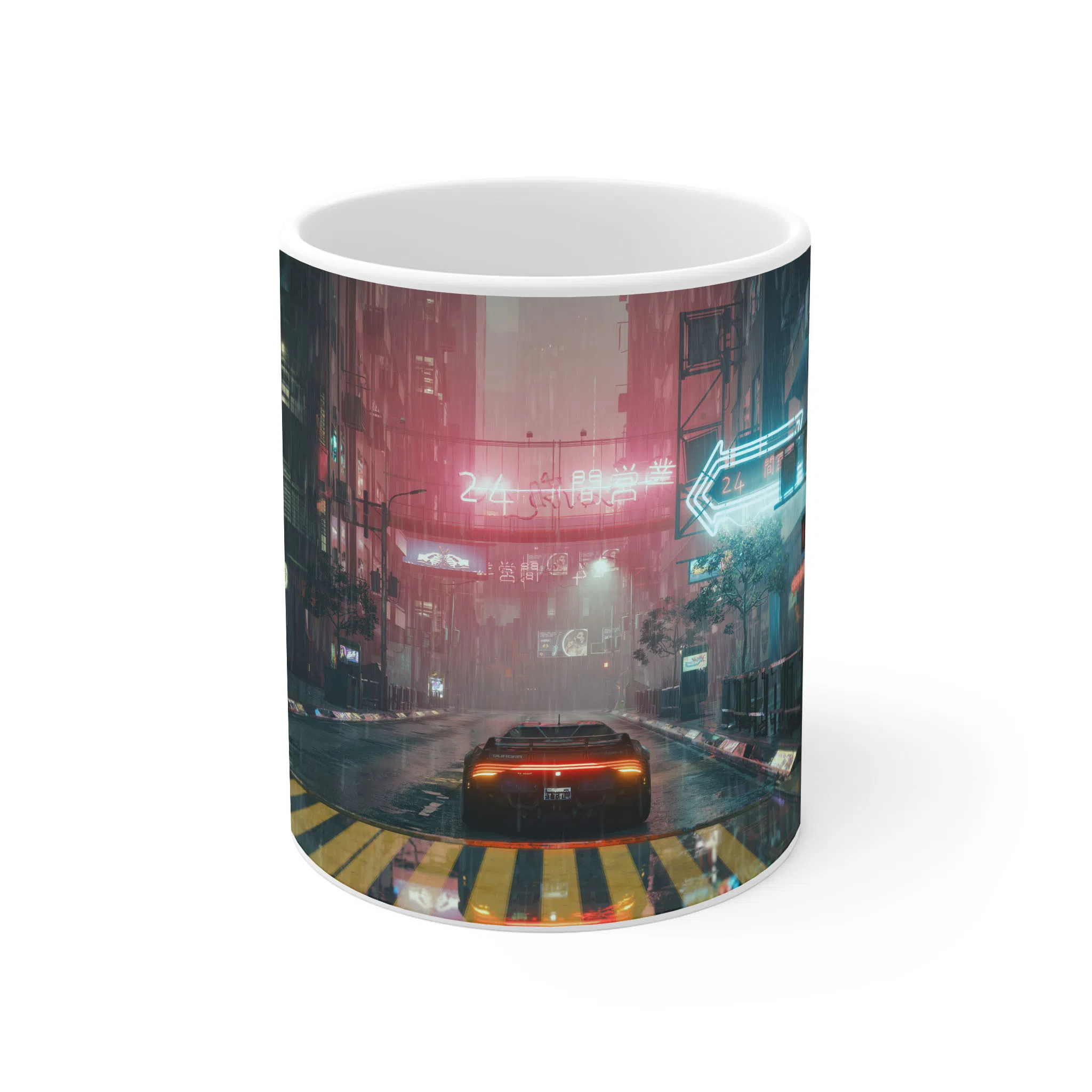 ماگ لیمینات طرح بازی سایبرپانک Cyberpunk 2077 Game کد NM6517 — تصویر 2