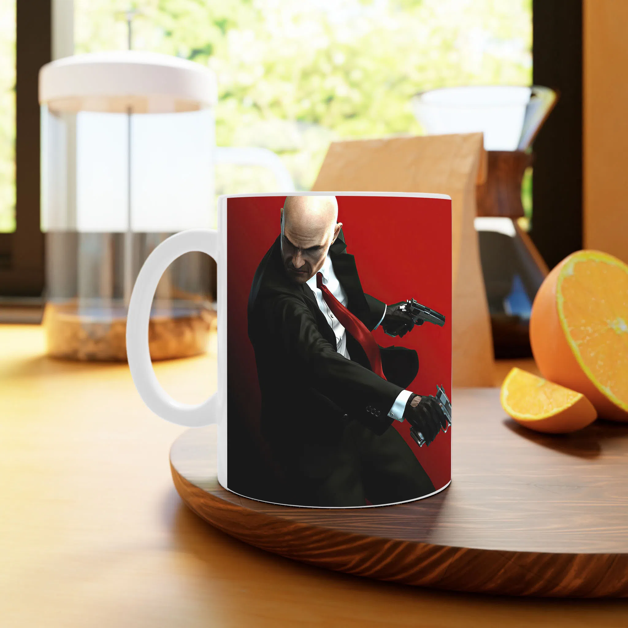 ماگ لیمینات طرح بازی هیتمن Hitman Game کد NM8088 — تصویر 3