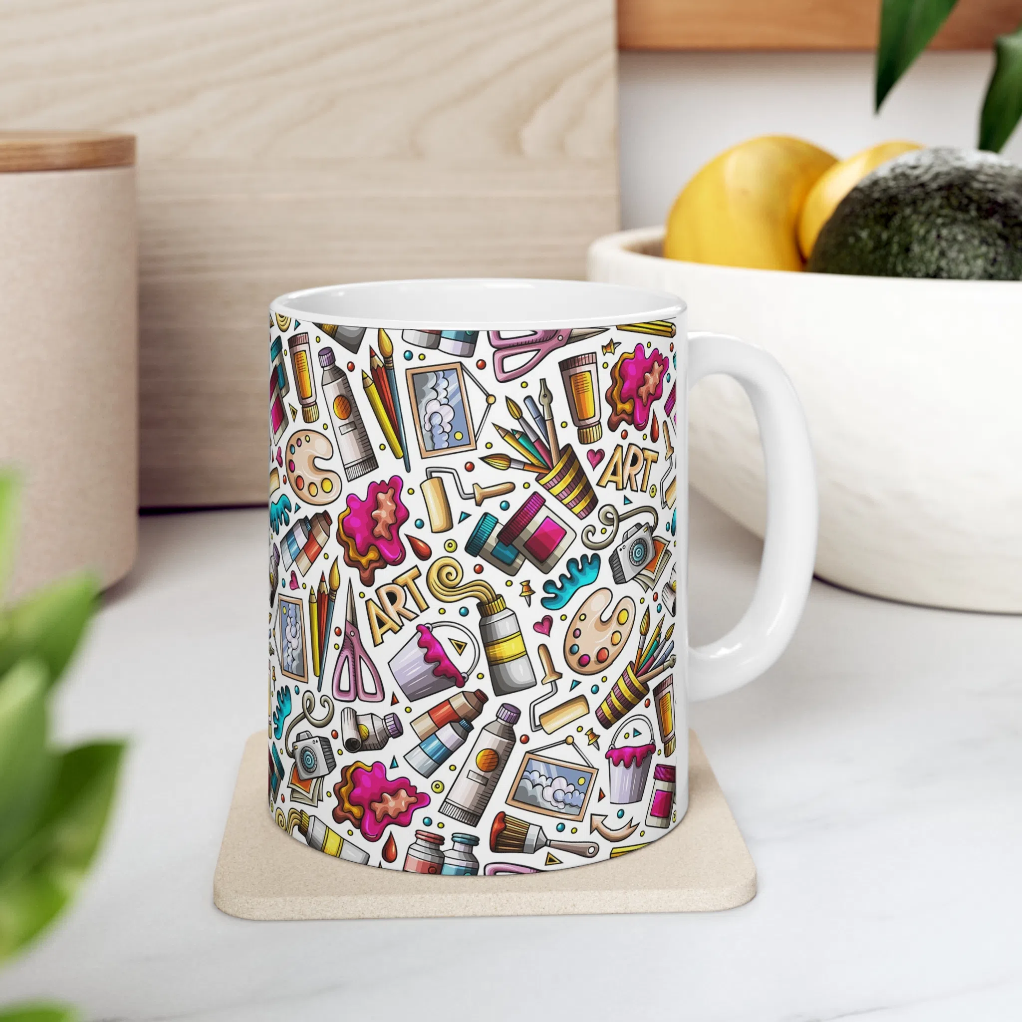 ماگ طرح نقاشی Doodle مدل NM3254 — تصویر 9